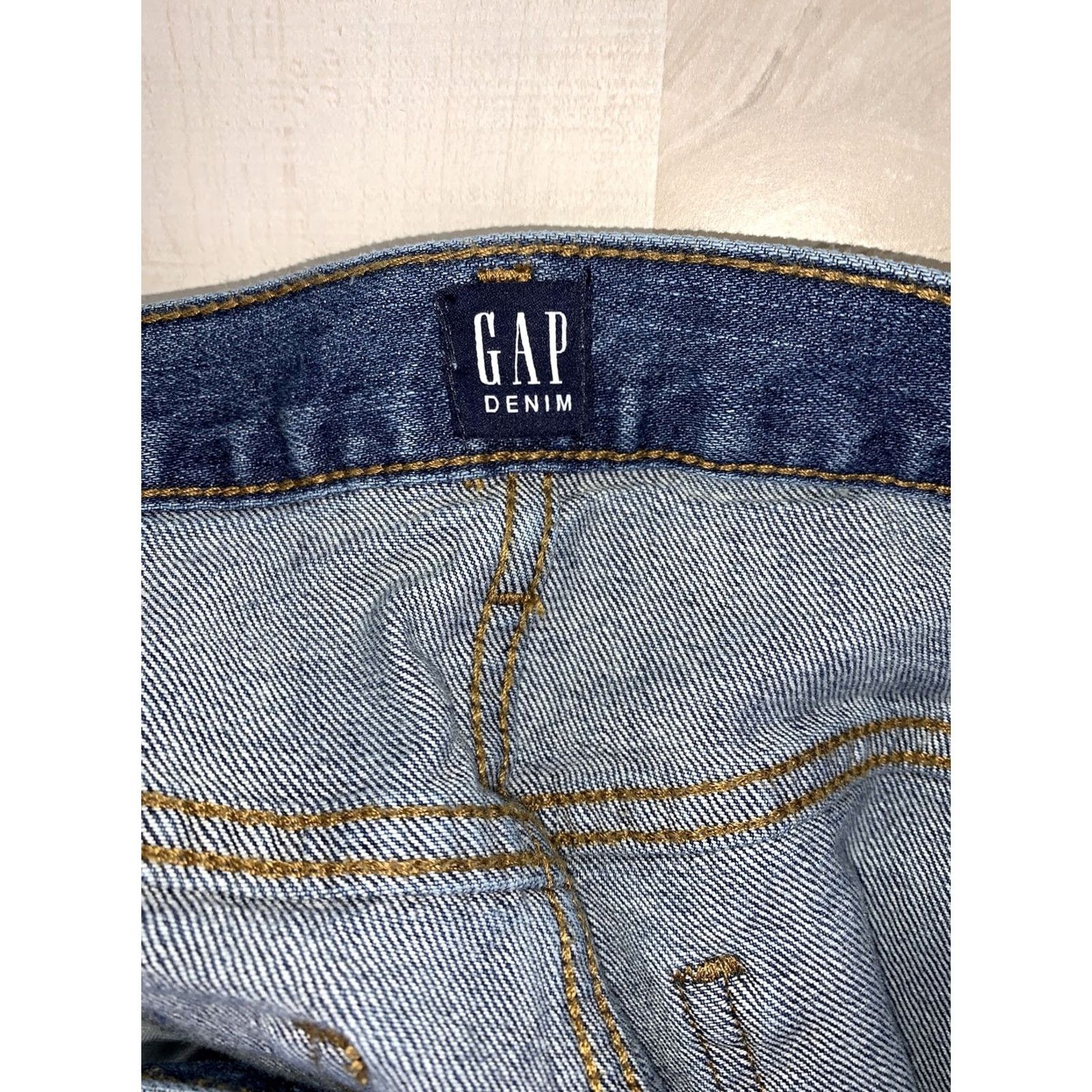 Gap VINTAGE Gap Jeans Distressed Best Girlfriend Women’s SZ 29 Blue 5-Pocket Design Jeans Women Size 29" - 7 Thumbnail