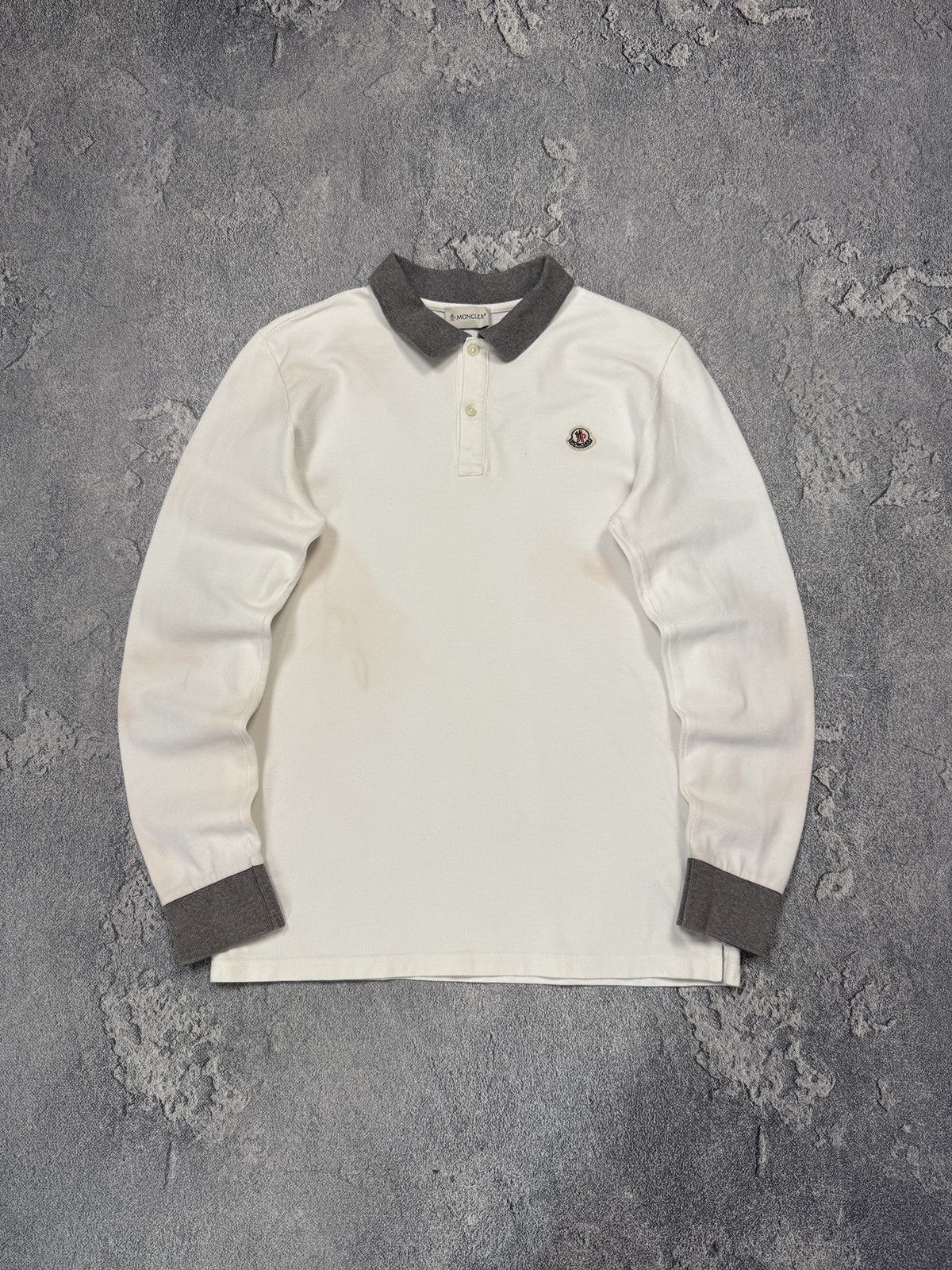 Moncler Moncler polo longsleeve luxury logo Size US XS / EU 42 / 0 - 1 Thumbnail