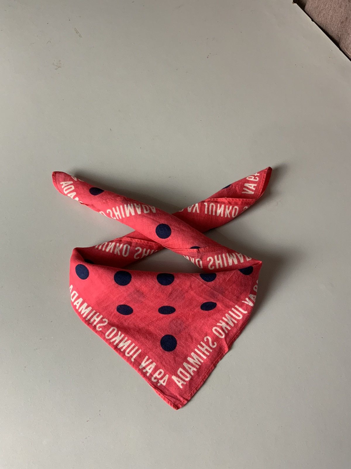 Japanese Brand 49 AV Junko Shimada Polkadot Bandana Size ONE SIZE - 1 Thumbnail