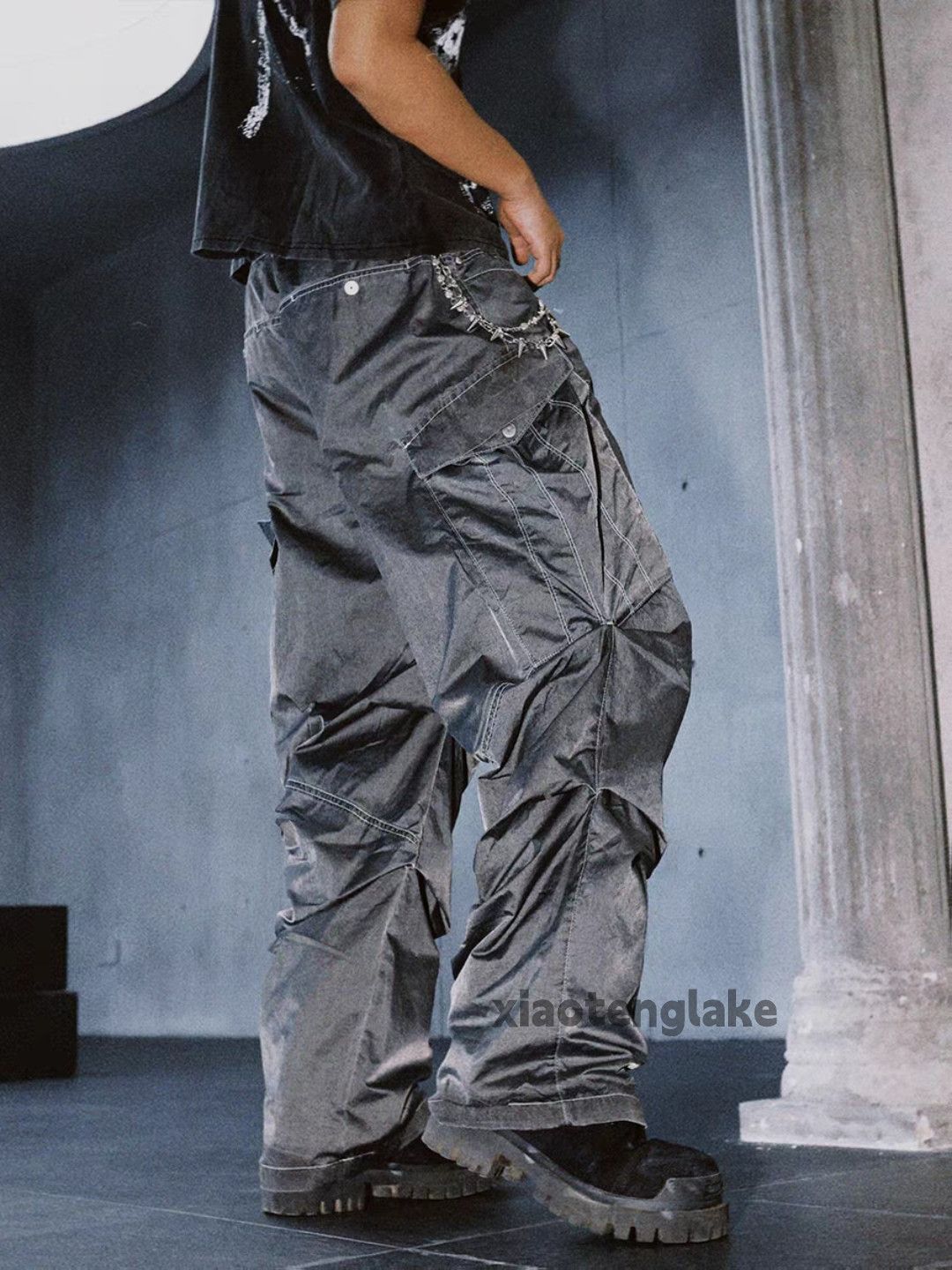 Vintage Utility dance loose baggy skate hiphop military pants Size US 34 / EU 50 - 2 Thumbnail