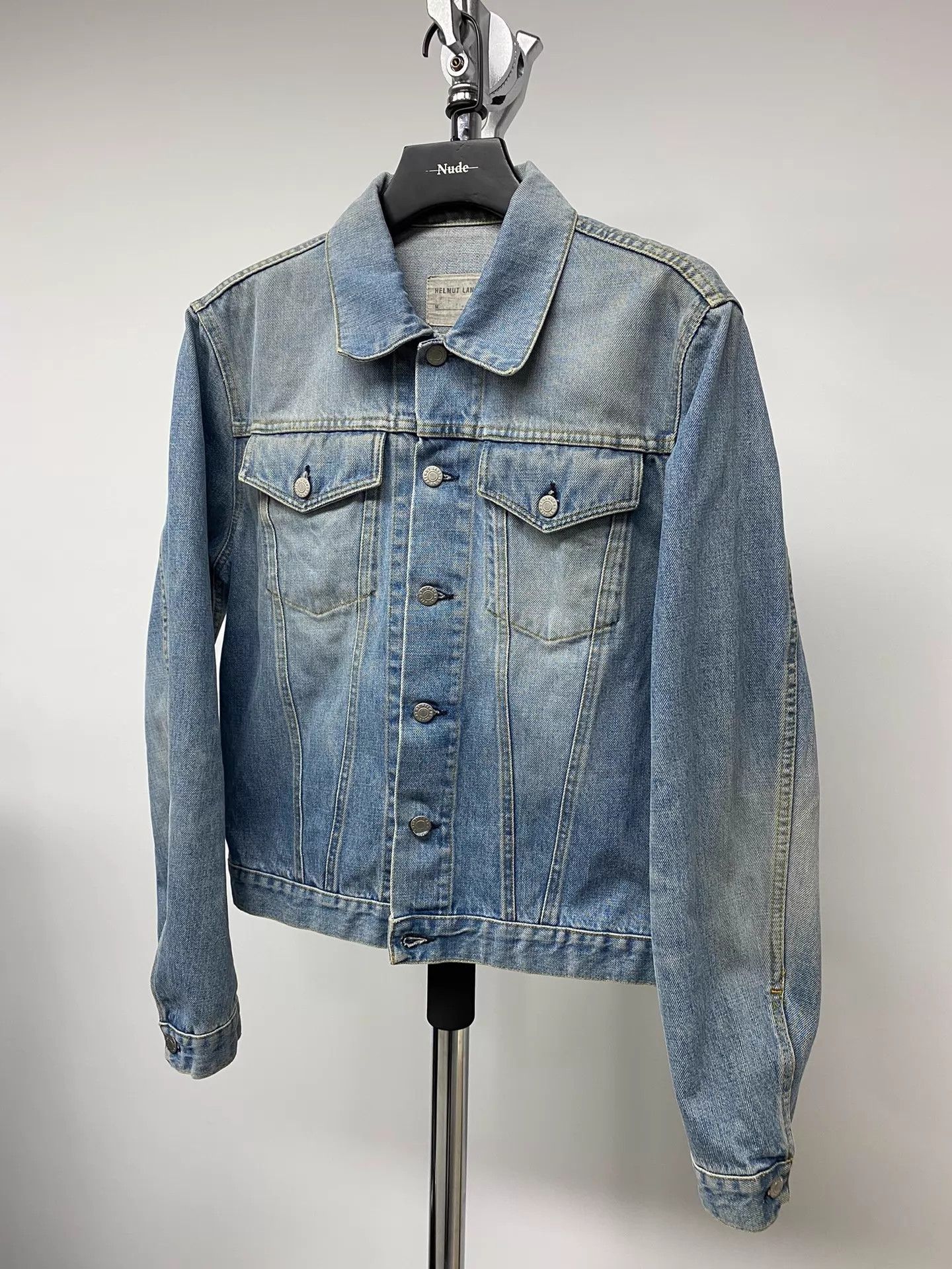 Helmut Lang Helmut Lang Basic Washed Denim Clean Fit Jacket Size US M / EU 48-50 / 2 - 3 Thumbnail