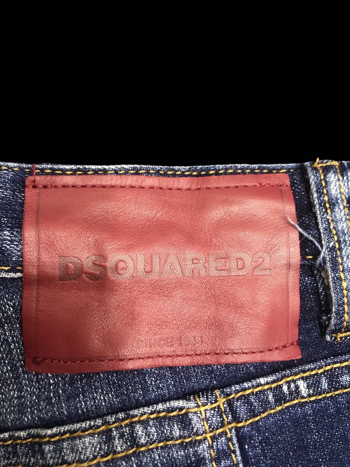 Designer × Dsquared2 × Seditionaries 💥PUNK STYLE💥DSQUARED2 Distressed Painter Denim F149 Size US 33 - 15 Thumbnail
