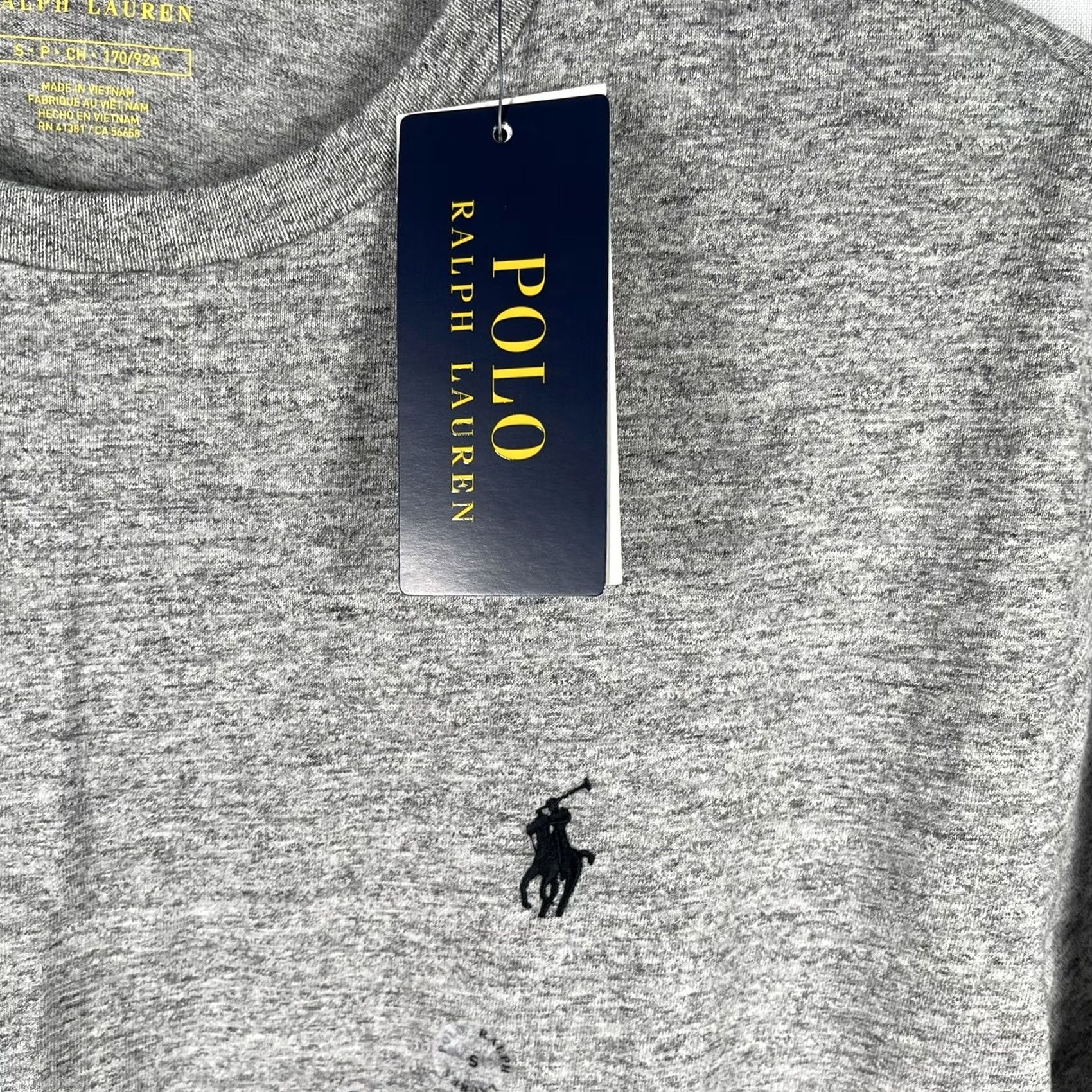 Polo Ralph Lauren Polo Ralph Lauren Mens Shirt S Short Sleeve Crewneck Heather Gray NWT Grey Polo TShirt Small Size Regular Size US S / EU 44-46 / 1 - 4 Thumbnail