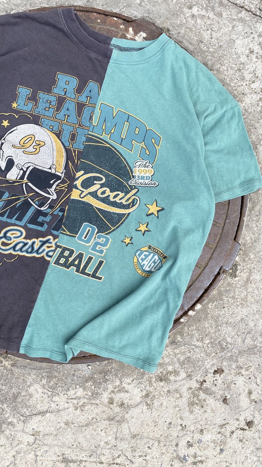 Vintage Vintage Varsity Football Baseball Cropped T Shirt Size US S / EU 44-46 / 1 - 4 Thumbnail