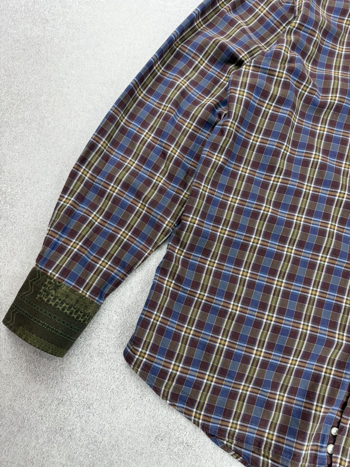 Etro Etro Milano Cotton Long Sleeve Shirt Size 41 Size US L / EU 52-54 / 3 - 3 Thumbnail