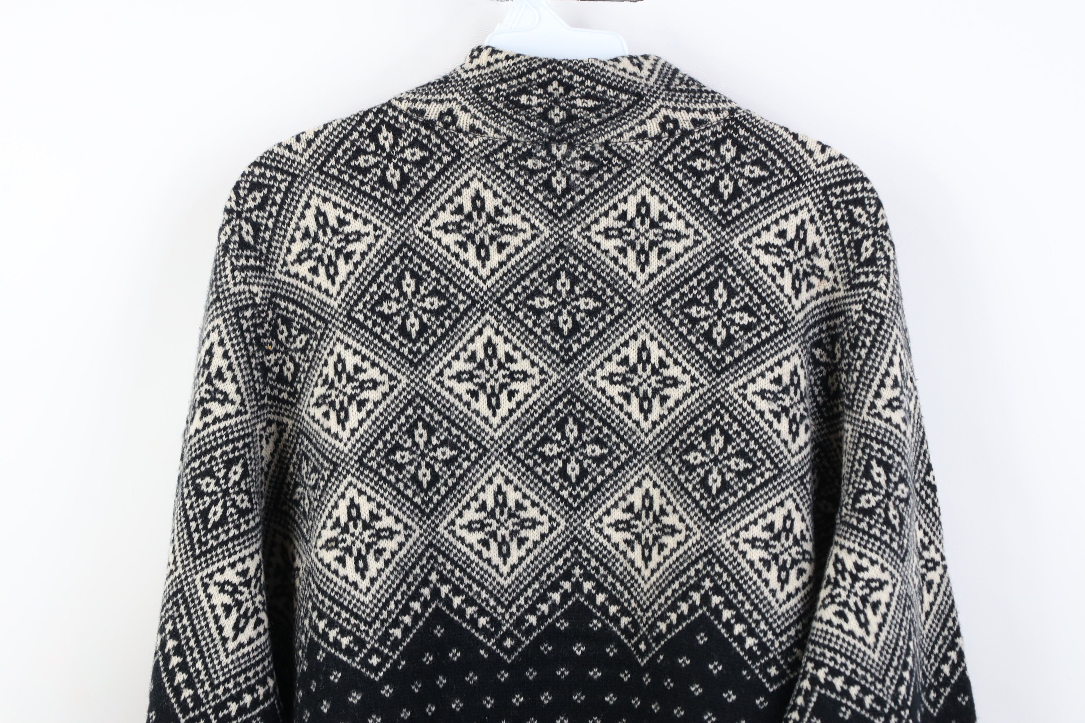 Ralph Lauren Vintage 90s Ralph Lauren Fair Isle Full Zip Cardigan Sweater Size XXL / US 16-18 / IT 52-54 - 14 Thumbnail