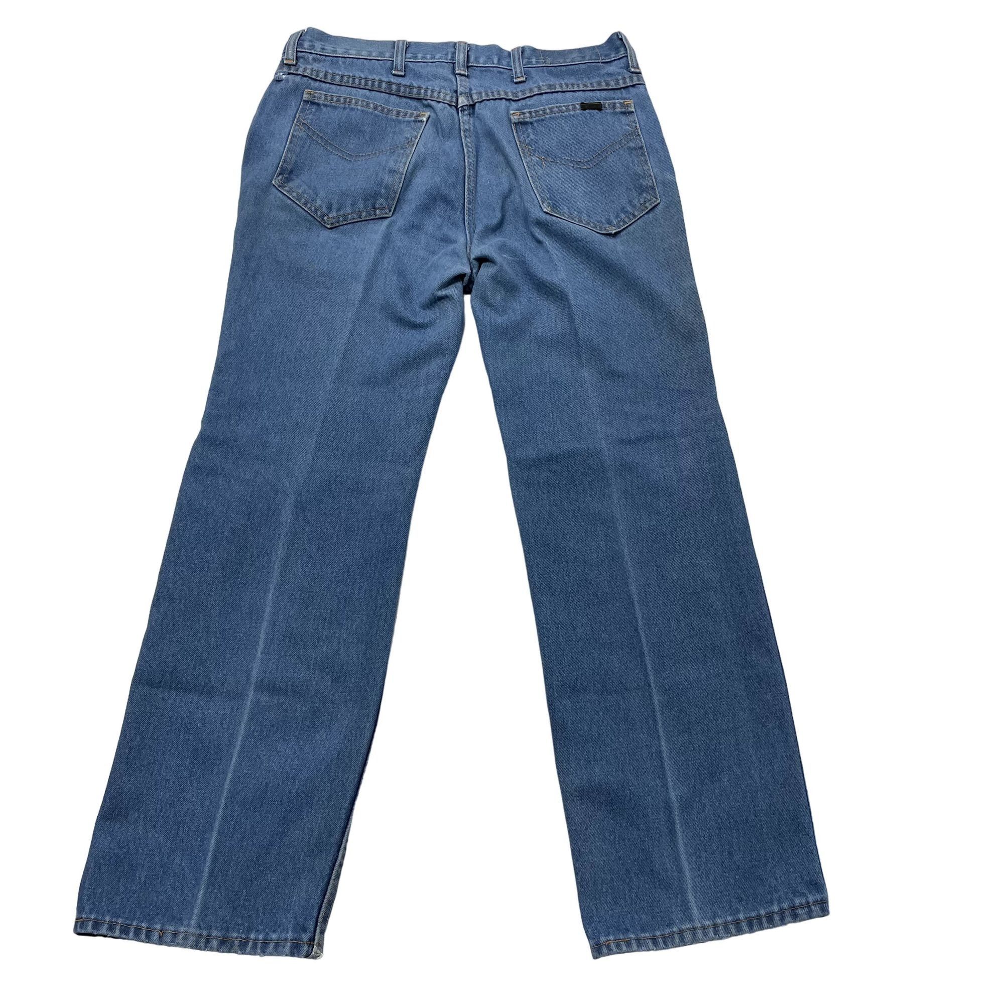 Sears Vtg Sears Roebucks DISTRESSED Blue Jeans Work Pants Size US 34 / EU 50 - 2 Thumbnail