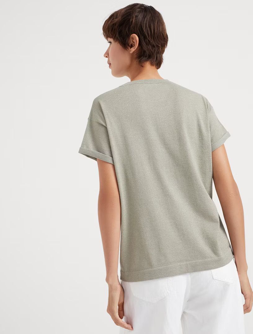 Brunello Cucinelli o1la1rc1a0425 Sweater in Olive Size M / US 6-8 / IT 42-44 - 3 Thumbnail