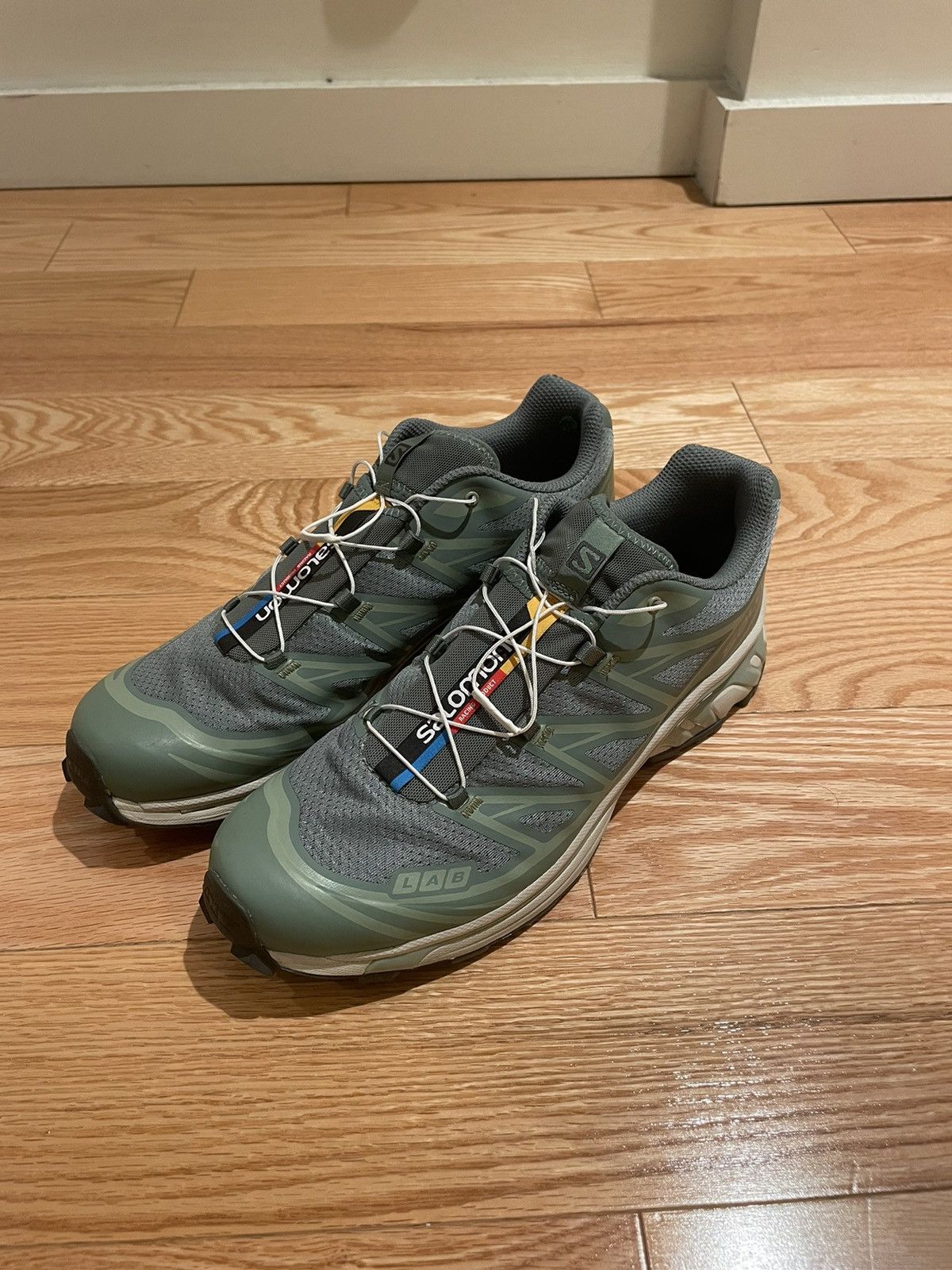 【Salomon】 正規品★ Solamphibian Green Haze Grisaille Solomon adoring the idols - grisaille and silver yellow