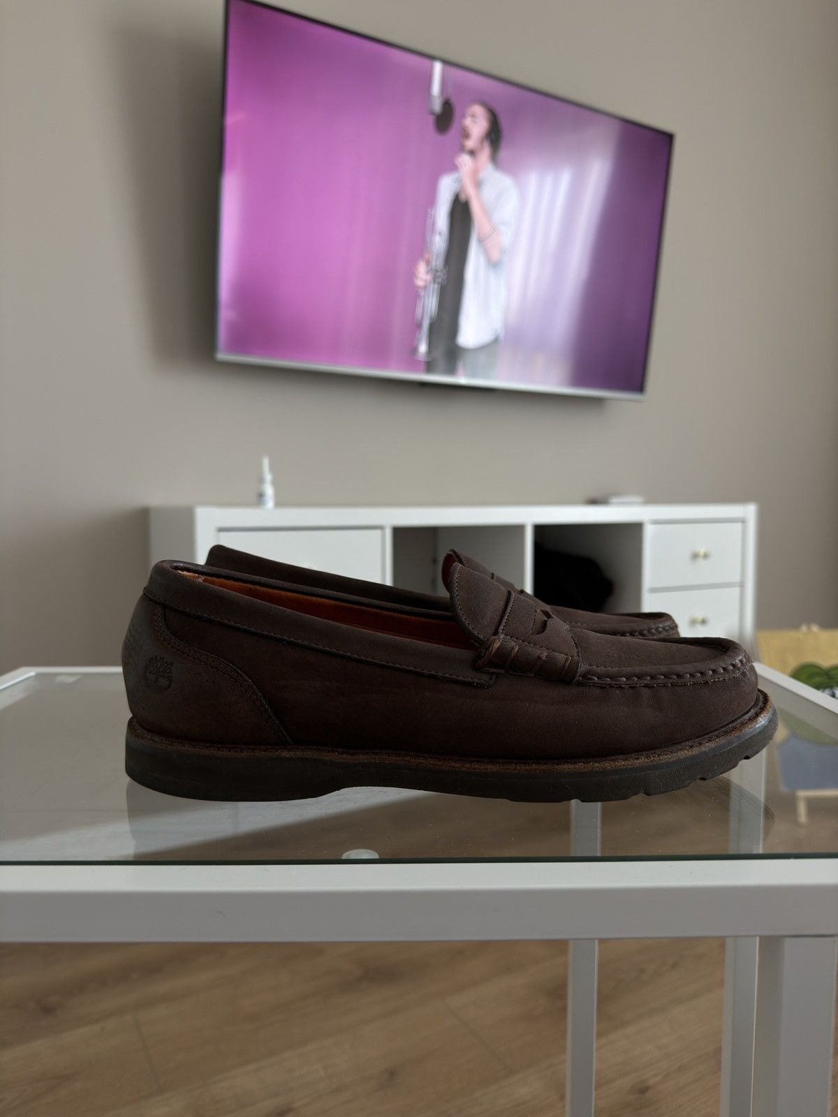 Timberland × Vibram × Vintage Vintage Timberland vibram loafers classic brown leather Size US 9 / EU 42 - 1 Thumbnail
