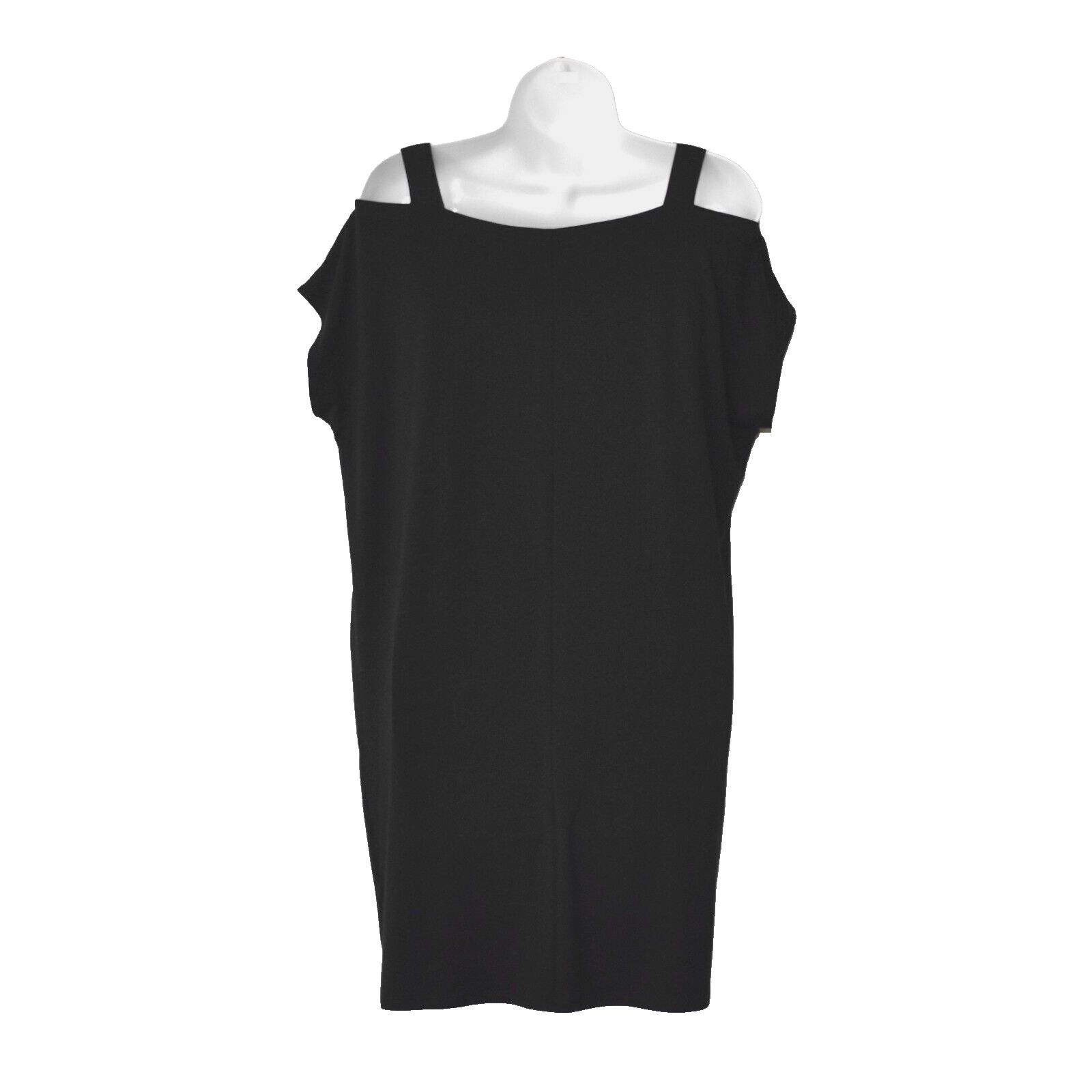 Eileen Fisher NEW EILEEN FISHER Black Tencel Jersey Knit Mini Dress Sz XS Size XS / US 0-2 / IT 36-38 - 3 Thumbnail