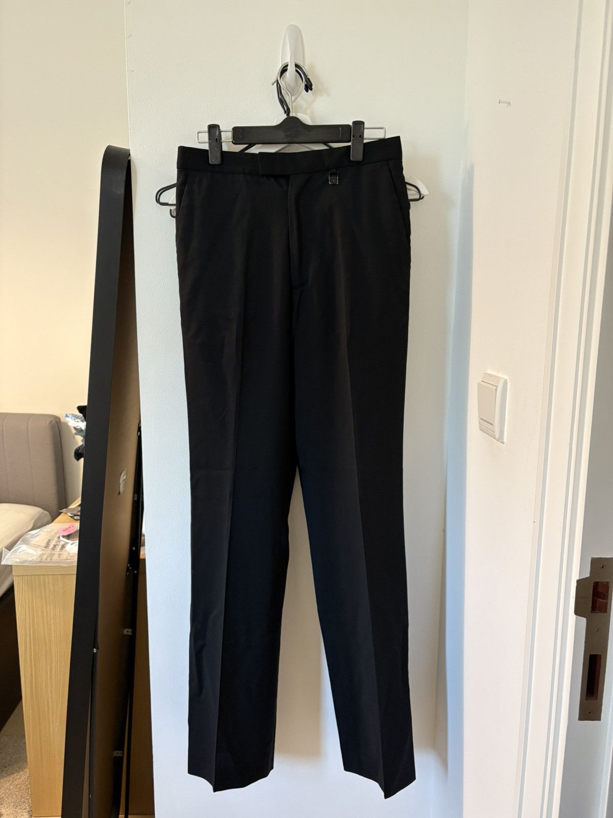 Raf Simons 03SS Consumed Wool Trousers Size US 30 / EU 46 - 2 Thumbnail