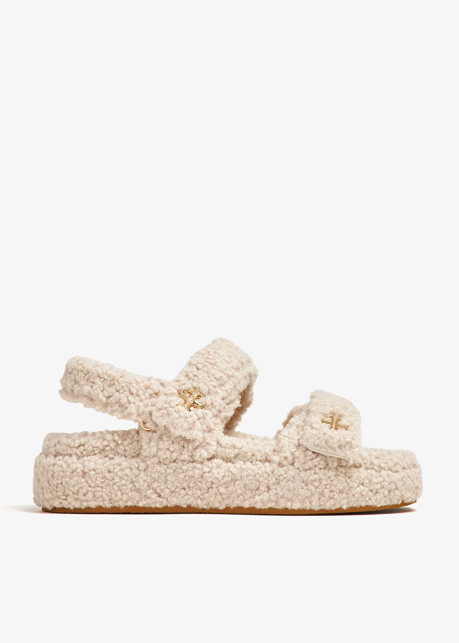Tory Burch o1s22i1n1024 Kira Sport Sandals in Beige Size US 9 / IT 39 - 1 Thumbnail