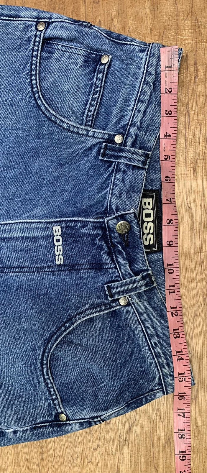 Hugo Boss Vintage 90s Boss Baggy Hip Hop Denim Jeans Pants Size US 31 - 25 Thumbnail