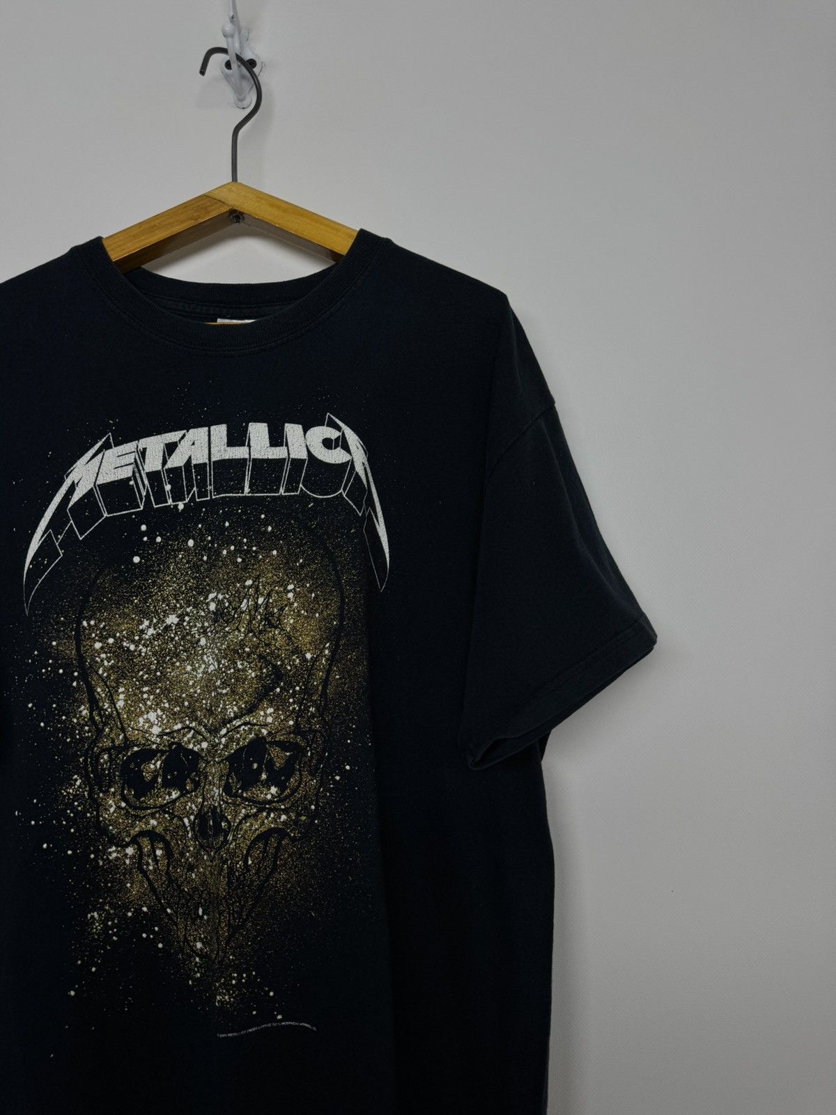 Gildan Vintage 2008 Metallica Skull Rock Band Black Tee Size US M / EU 48-50 / 2 - 6 Thumbnail