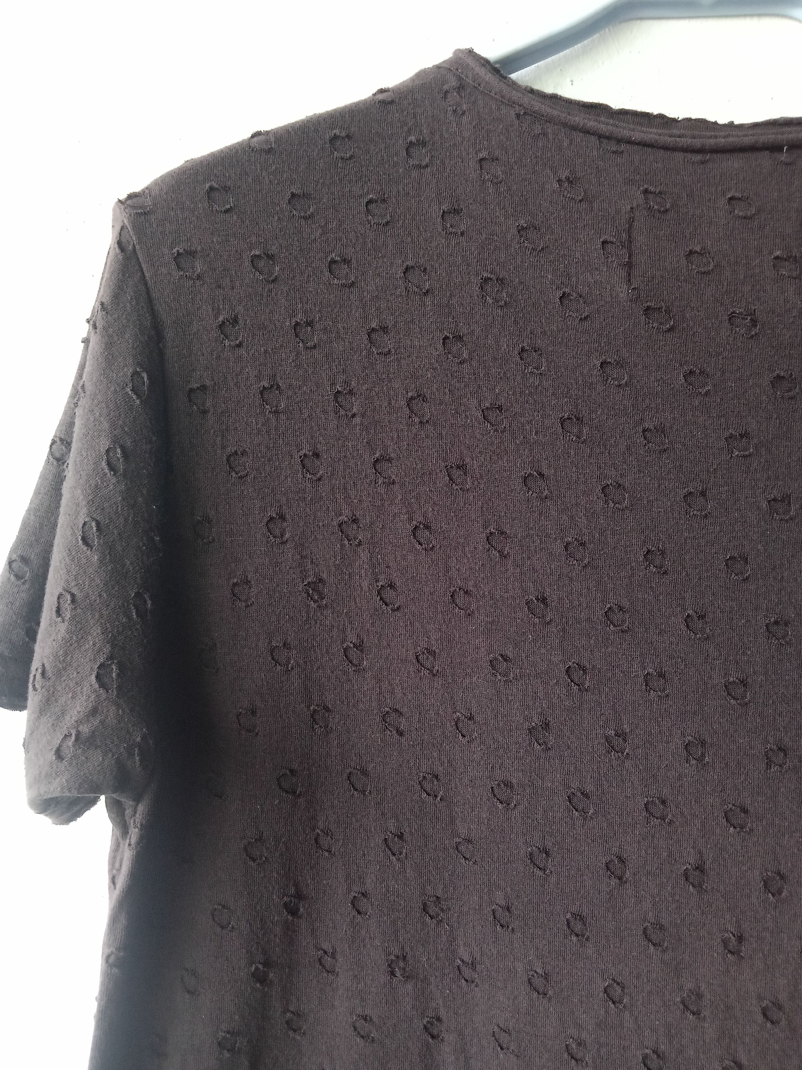 Seditionaries Beams Double Layered Distressed Faded Ripped Cut Out T shirt Size US M / EU 48-50 / 2 - 11 Thumbnail