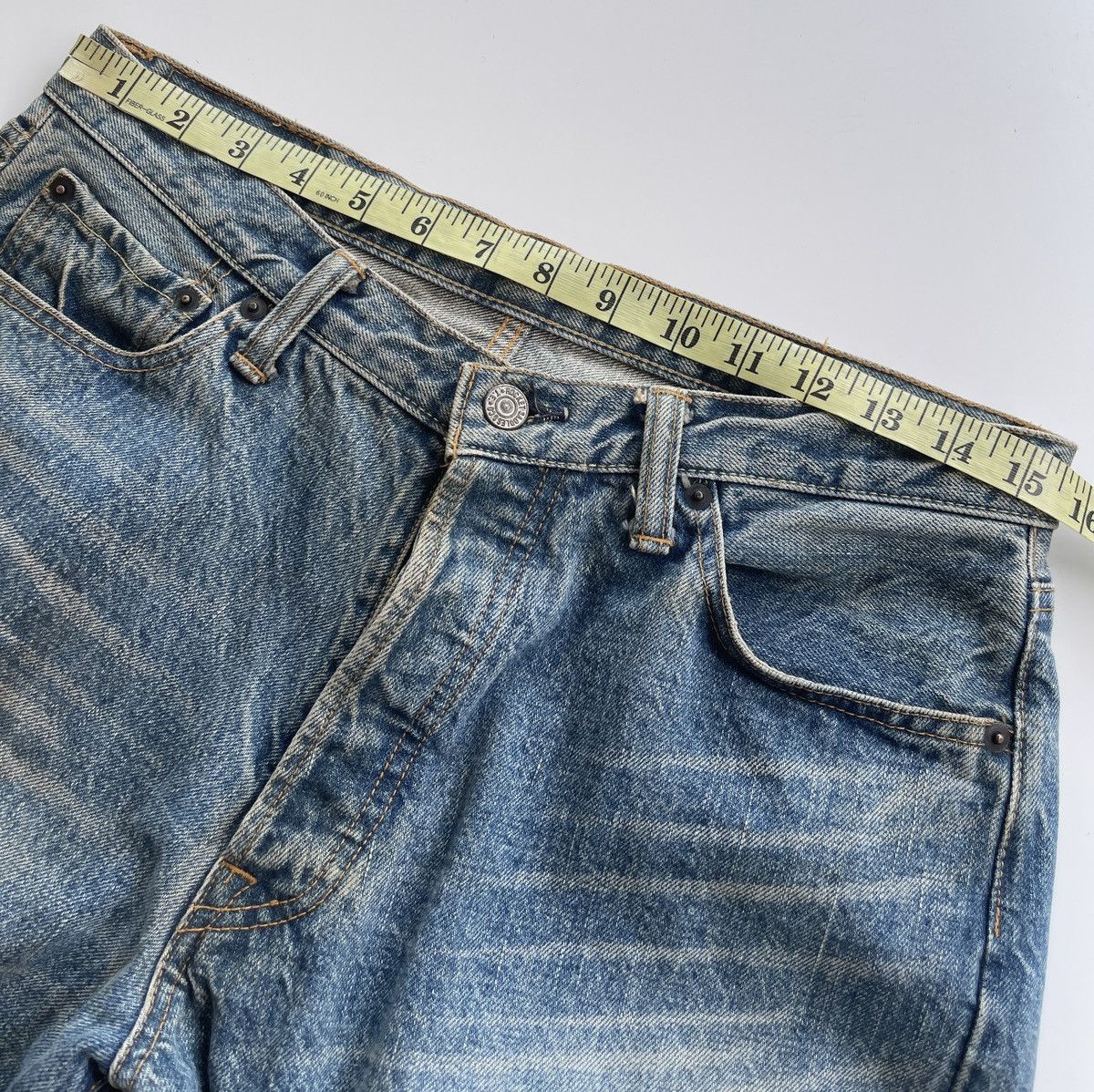 Japanese Brand Japanese Rocket Saddle Mudd Selvedge Jeans Size US 31 - 12 Thumbnail