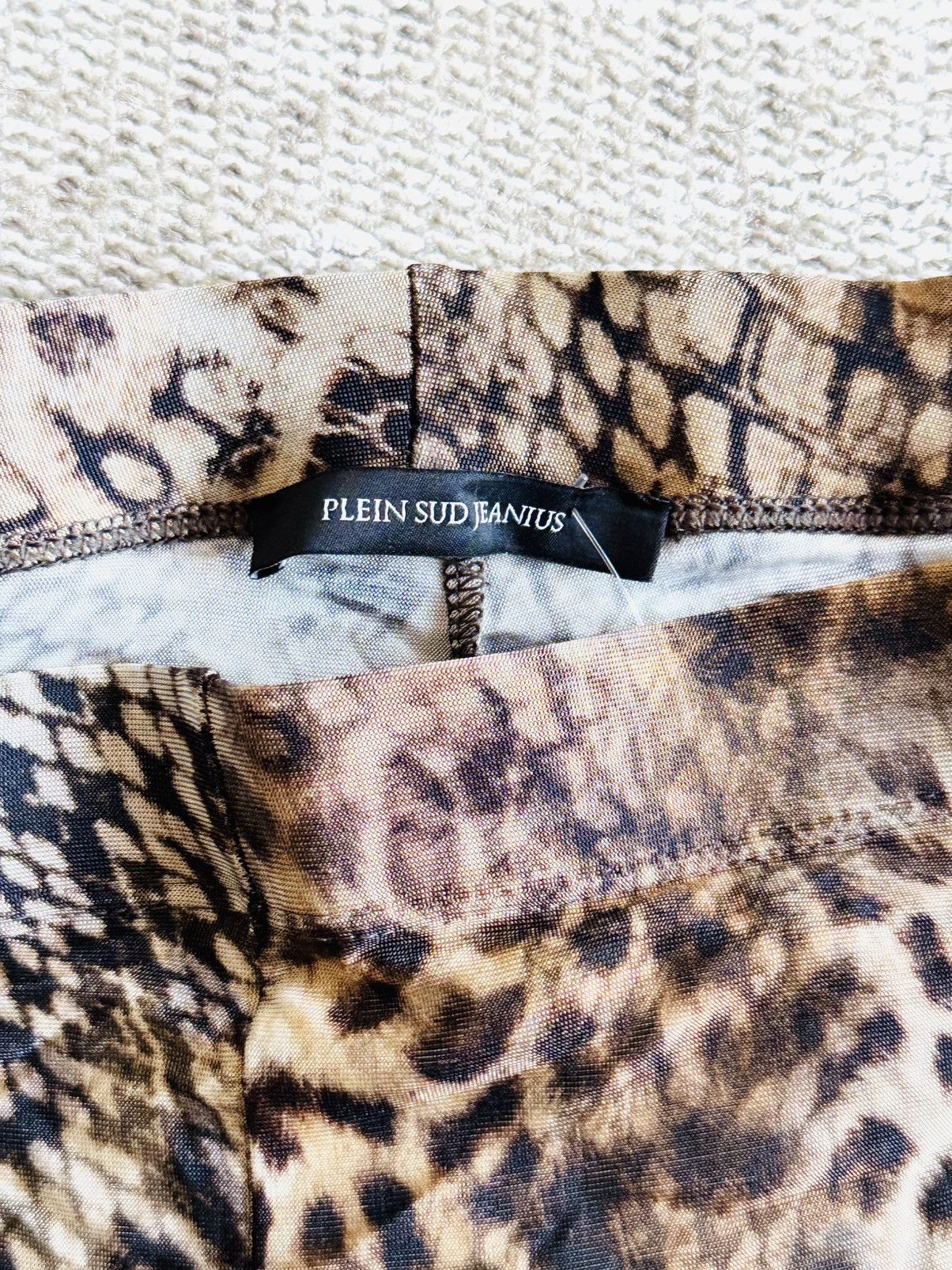 Vintage × plein sud Plein Sud Jeanius mix jungle print leggings leopard snake + Size 28" / US 6 / IT 42 - 8 Thumbnail
