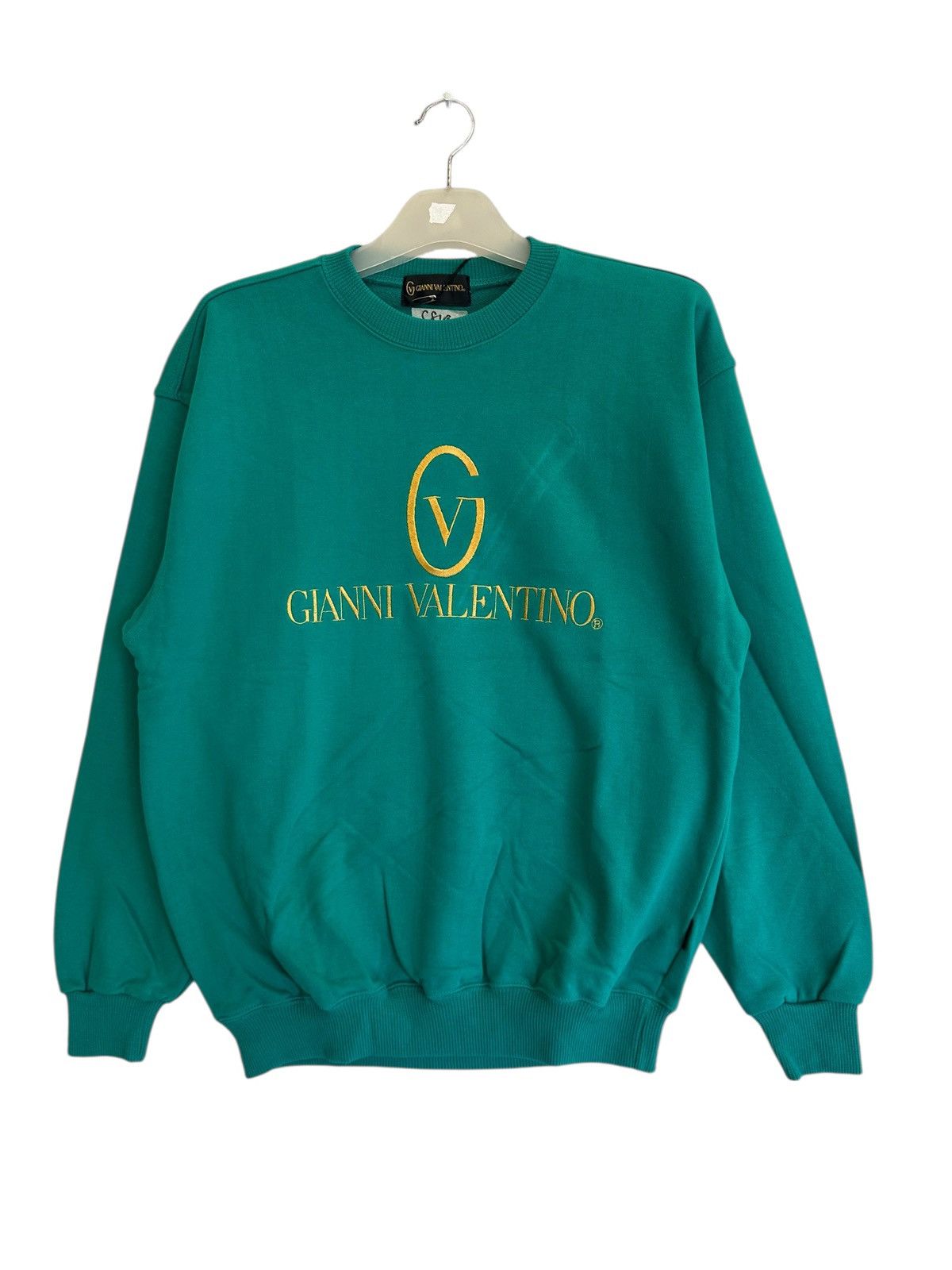 Gianni Valentino Vintage Gianne Valentino Spellout Sweatshirt Size US M / EU 48-50 / 2 - 1 Thumbnail