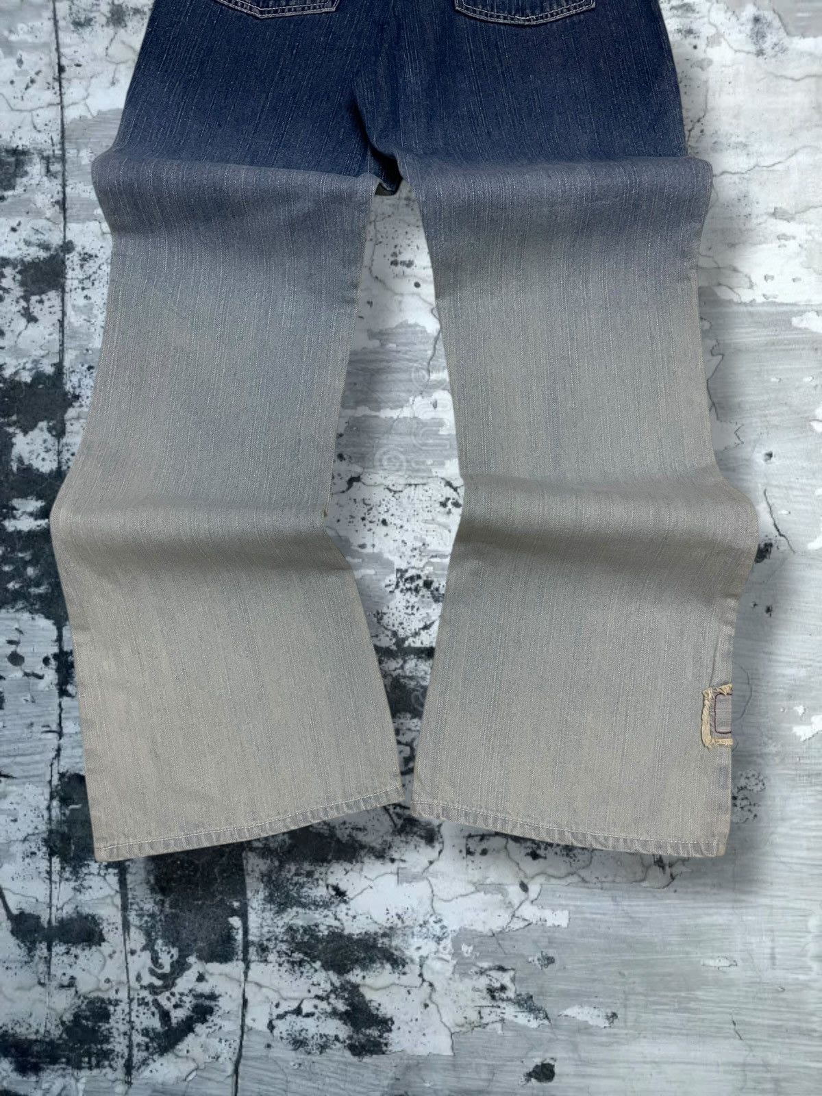 Japanese Brand Vintage 90s Japan Designer Design Flower Flared Summer Denim Size US 26 / EU 42 - 12 Thumbnail