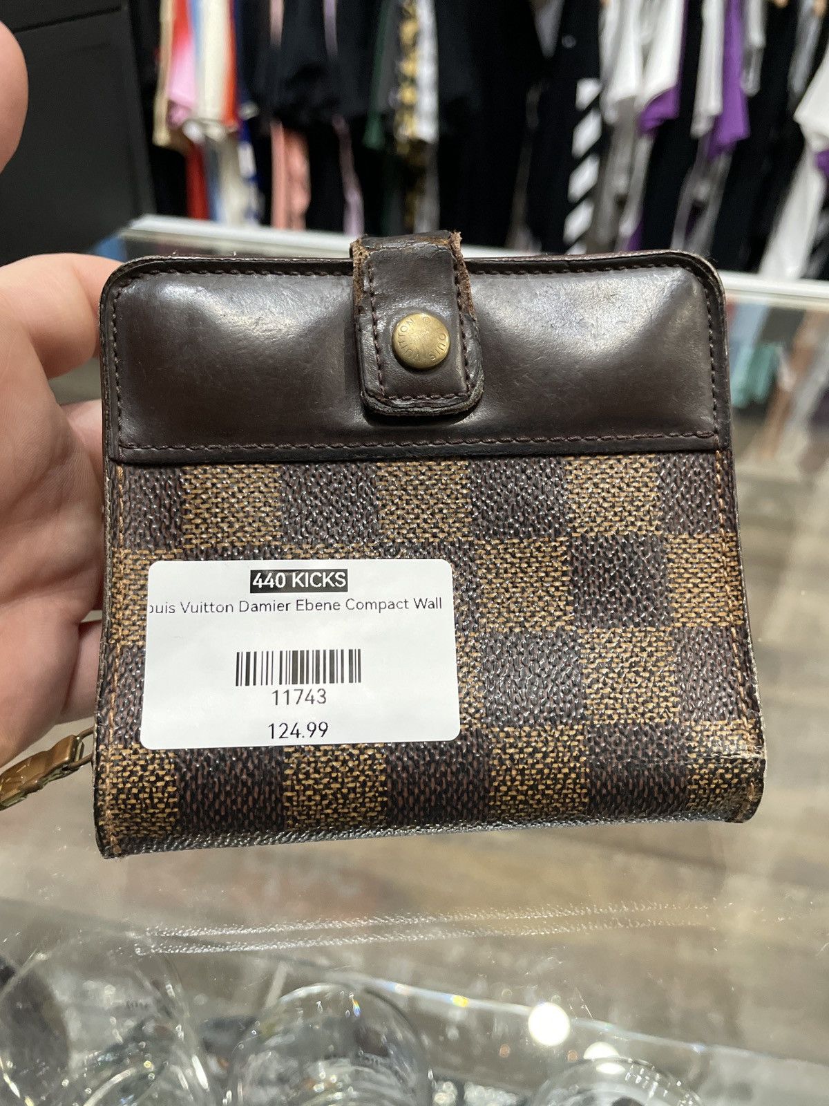 Louis Vuitton Louis Vuitton Damien Ebene Compact Wallet Size ONE SIZE - 1 Thumbnail