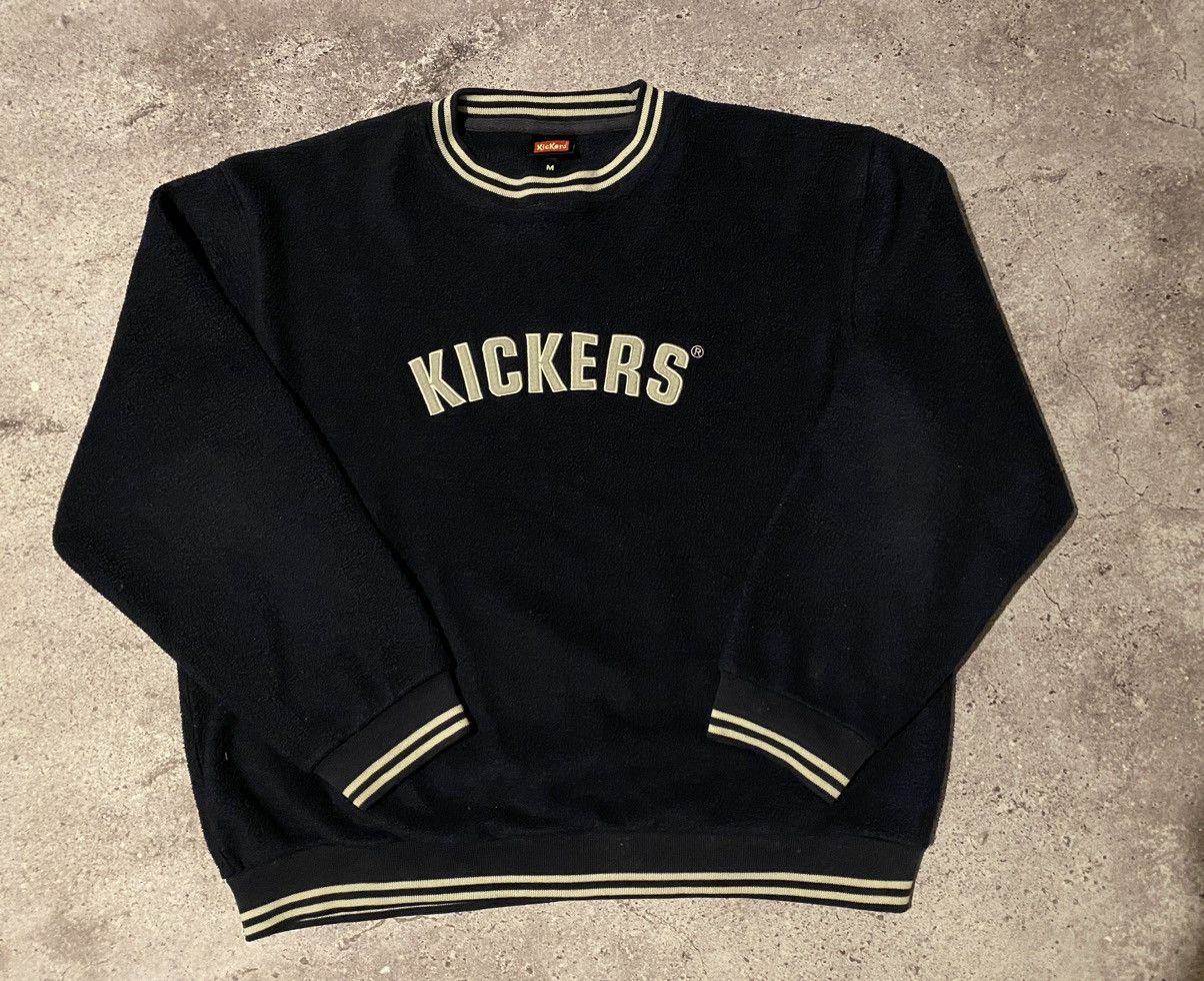 Kickers × Vintage Vintage 90s Kickers Sherpa Fleece Teddy Sweatshirt Size US M / EU 48-50 / 2 - 1 Thumbnail