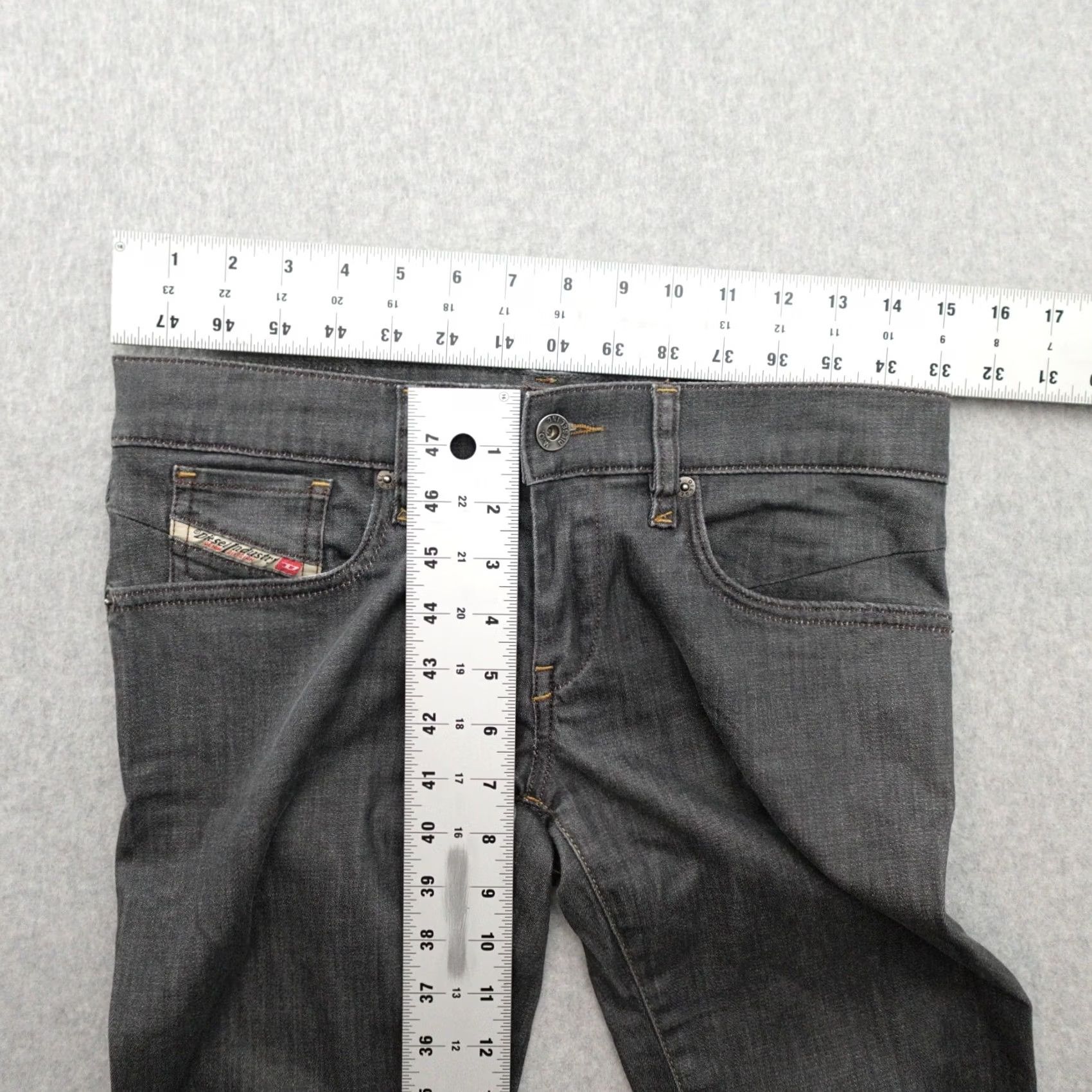 Diesel Diesel Womens Jeans Skinny Stretch Low Waist Gray Sz 26 Size 26" / US 2 / IT 38 - 7 Thumbnail