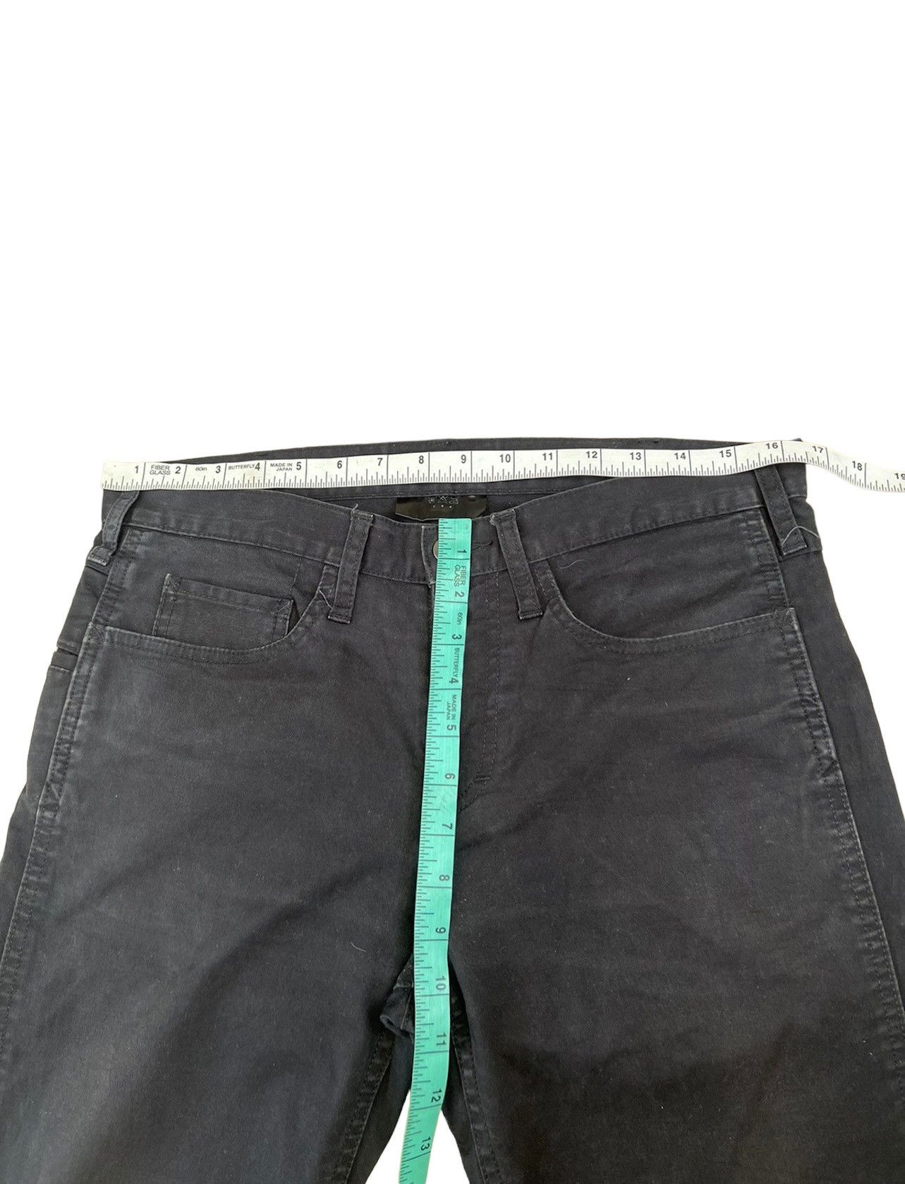 junhashimoto Jun Hashimoto Japan Stretch Fade Black Flare Pant Size US 32 / EU 48 - 3 Thumbnail