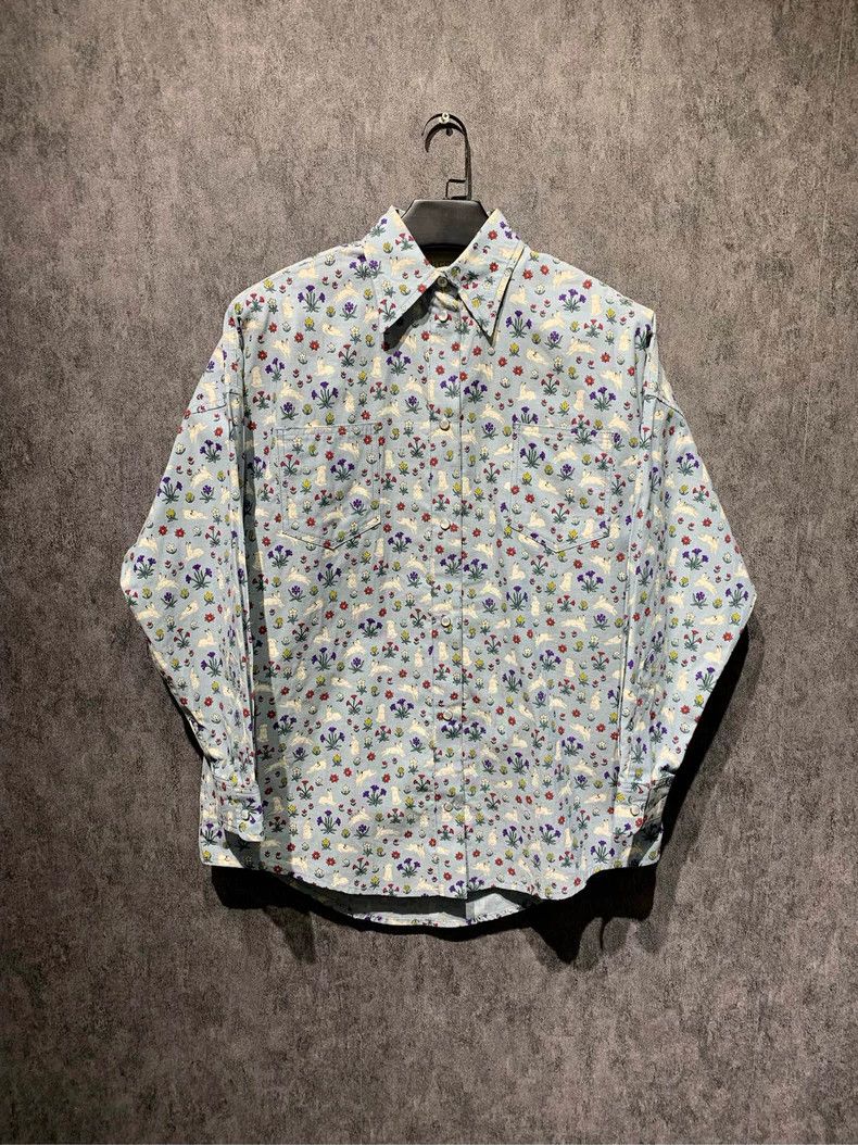Gucci Gucci Floral full-print shirt 2501-Nextarrow Size US XXS / EU 40 - 1 Thumbnail