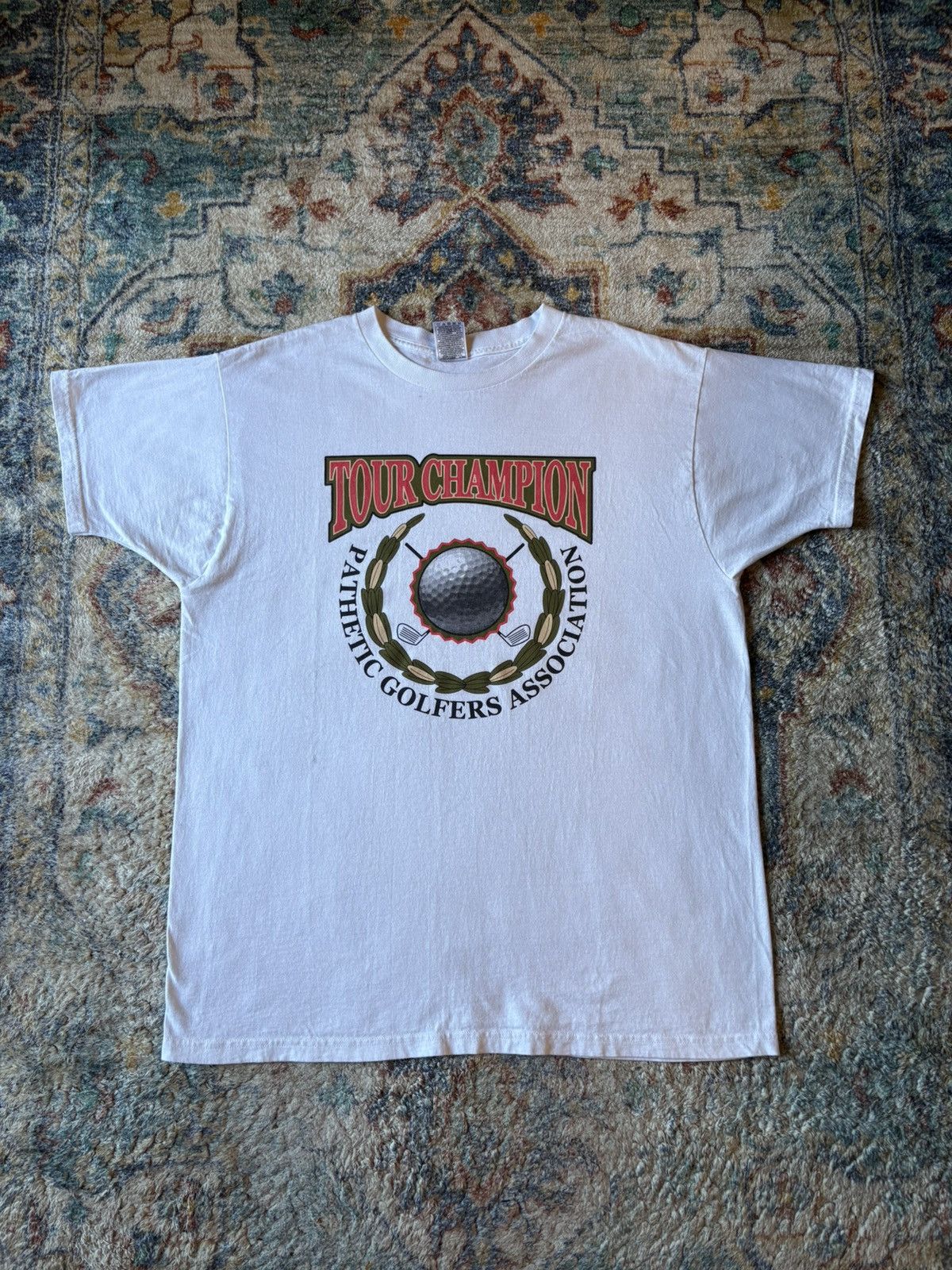Vintage Vintage Pathetic Golfers Association Tour Champion T-shirt Size US XL / EU 56 / 4 - 1 Thumbnail