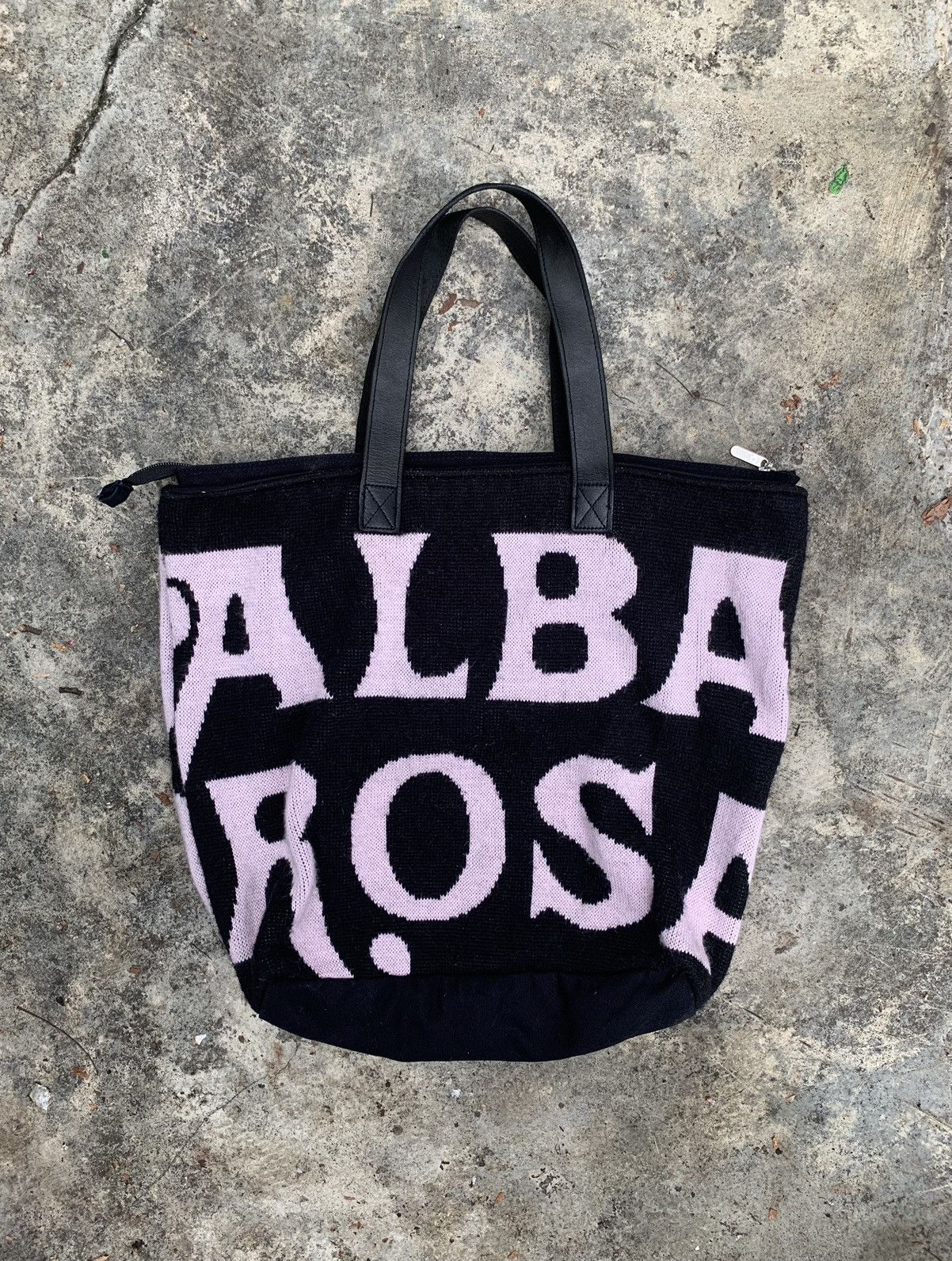 If Six Was Nine × Japanese Brand × Vintage Vintage Alba Rosa Japan Black Pink Tote Bag Size ONE SIZE - 1 Thumbnail