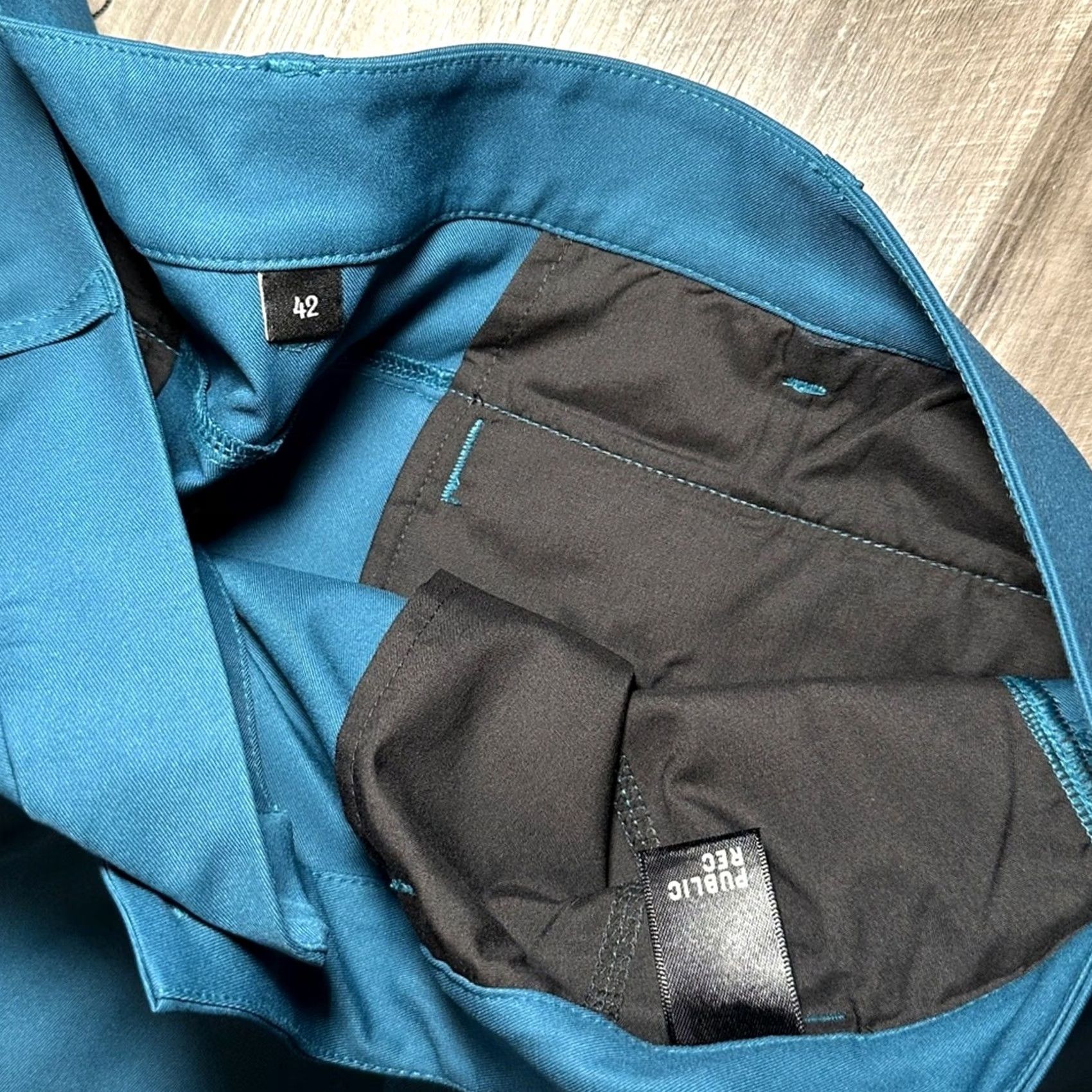 Vintage Public Rec Ocean Dealmaker Shorts Men 42 Chino Blue Ocean Teal 8" Inseam MS9665 Size US 42 / EU 58 - 6 Thumbnail