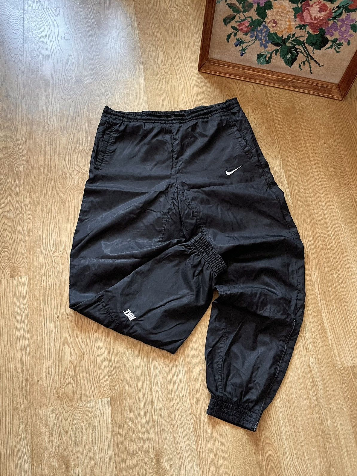 Nike Streetwear Vintage Vintage 90s Nike Nylon Windbreaker Track Sweat Pants Joggers Grailed
