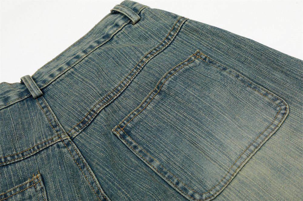 Vintage Men's loose-fitting American retro curved jeans Size US 32 / EU 48 - 3 Thumbnail