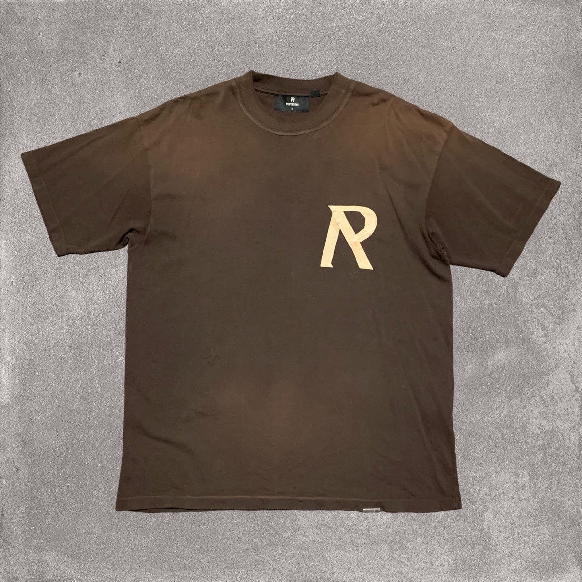 Represent Clo. Represent Small Initial Masking Tape Cedar Brown Tee Size US S / EU 44-46 / 1 - 2 Thumbnail