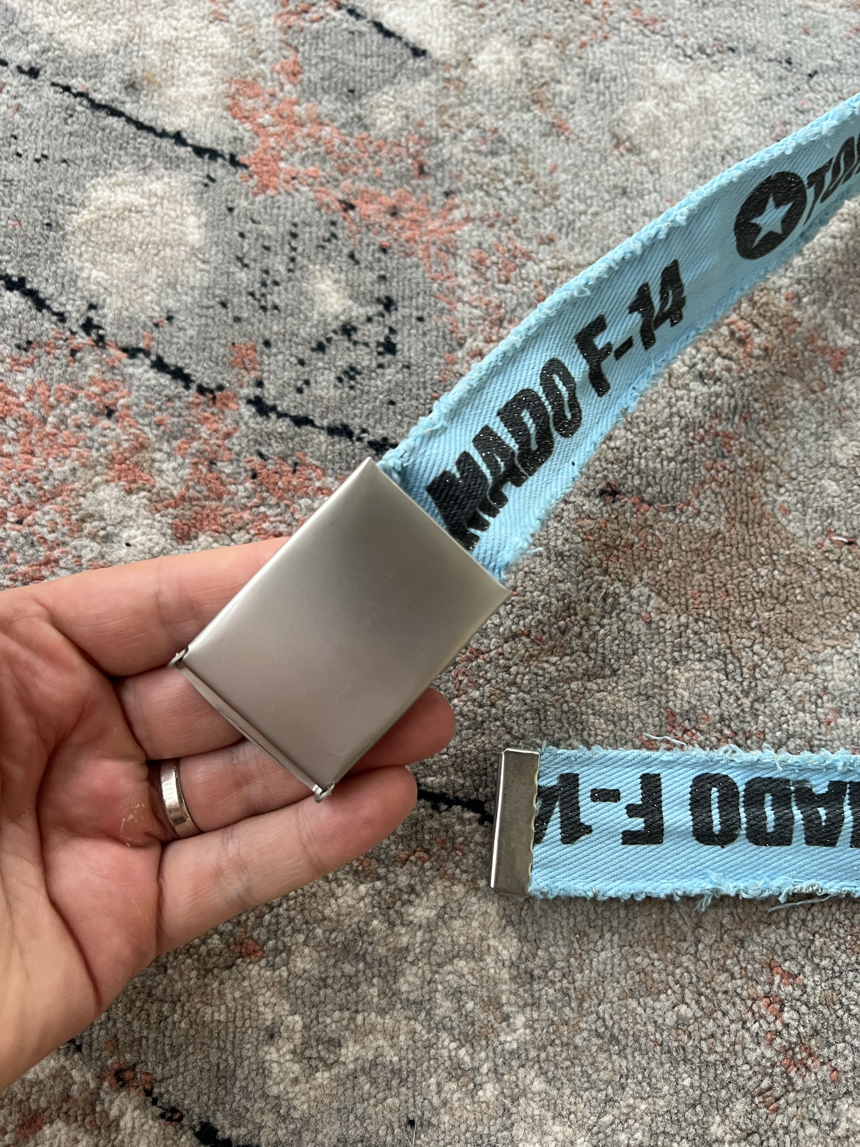 Japanese Brand Tormado F-14 Belt Y2K Size ONE SIZE - 2 Thumbnail