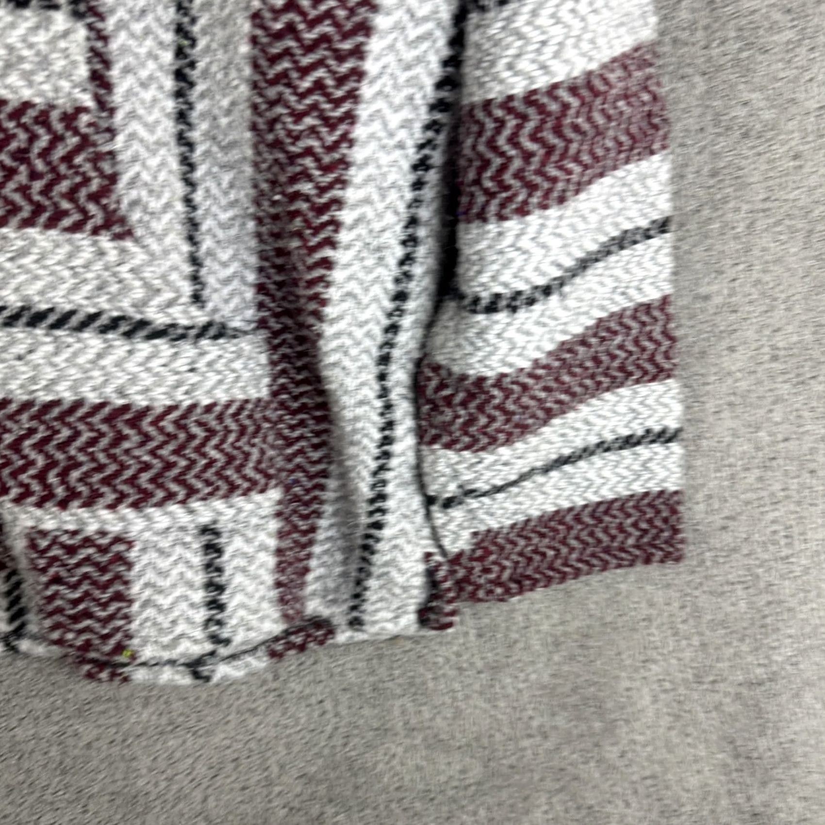 KangaROOS Baja Joe Hoodie Mens M Multicolor Striped Kangaroo Pocket Pullover Knit Hippie Surf Team Logo Embroidered V-Neck Casual Sweatshirt Size US M / EU 48-50 / 2 - 3 Thumbnail