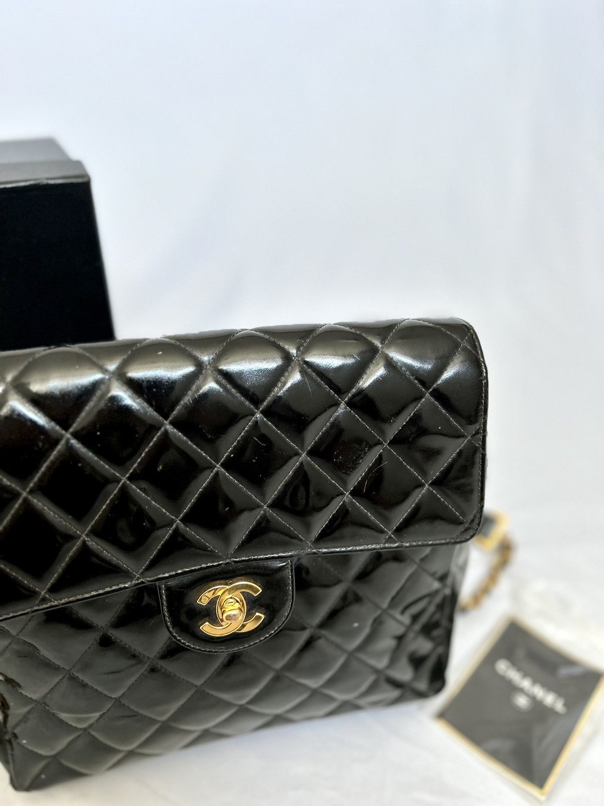Chanel Chanel Patent Leather Backpack Size ONE SIZE - 4 Thumbnail