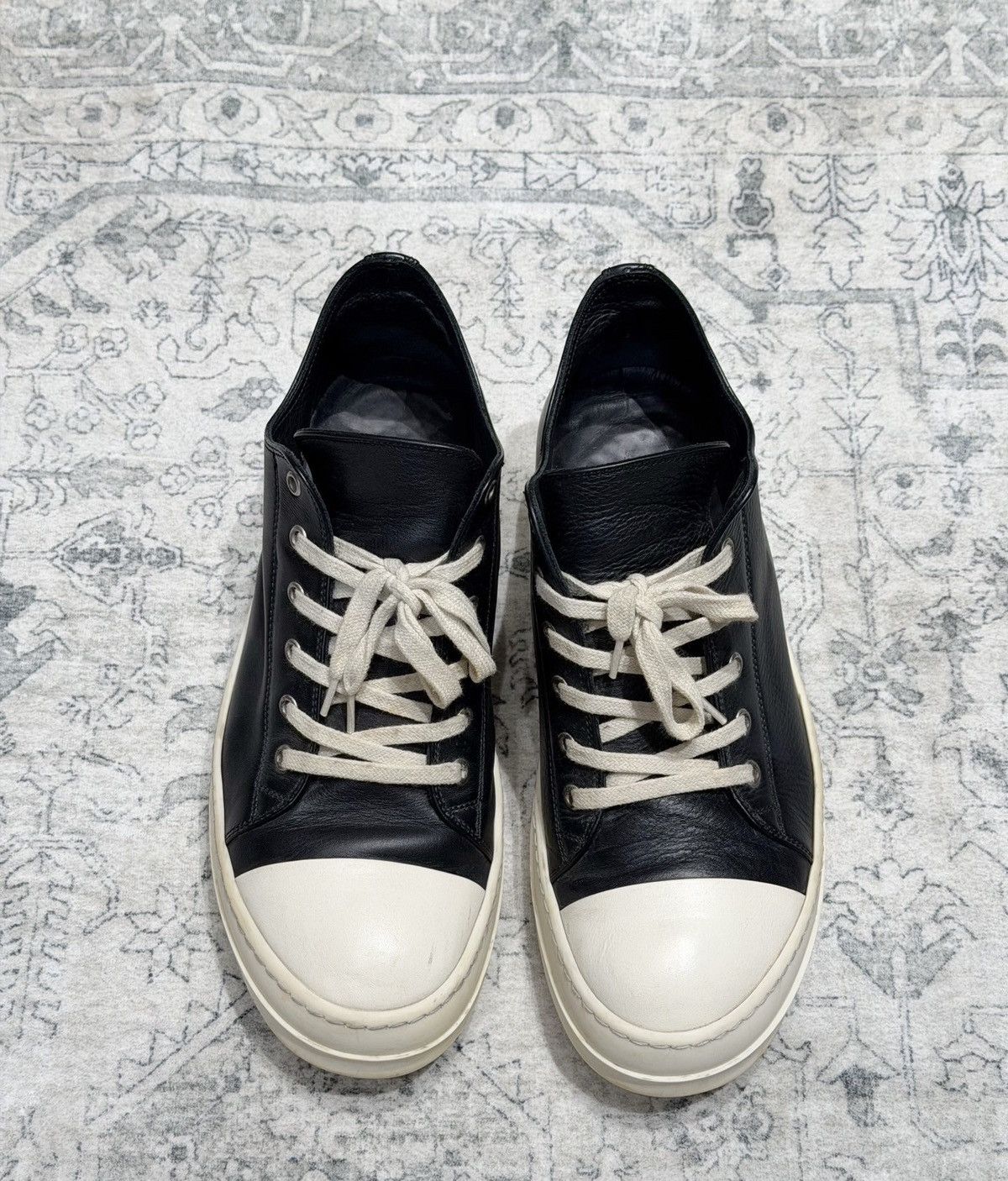 Rick Owens Rick Owens Mainline 25SS Leather Low-Top "Big Converse" Size US 9.5 / EU 42-43 - 1 Thumbnail