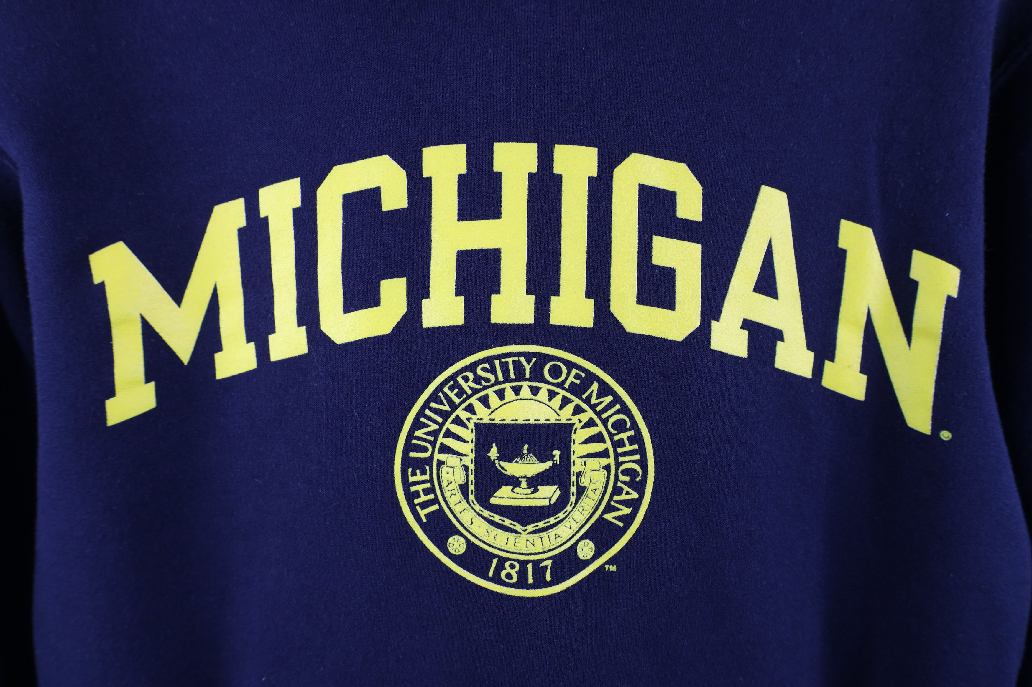 Champion × Vintage Vintage Champion University of Michigan Hoodie Sweatshirt Size US XS / EU 42 / 0 - 4 Thumbnail