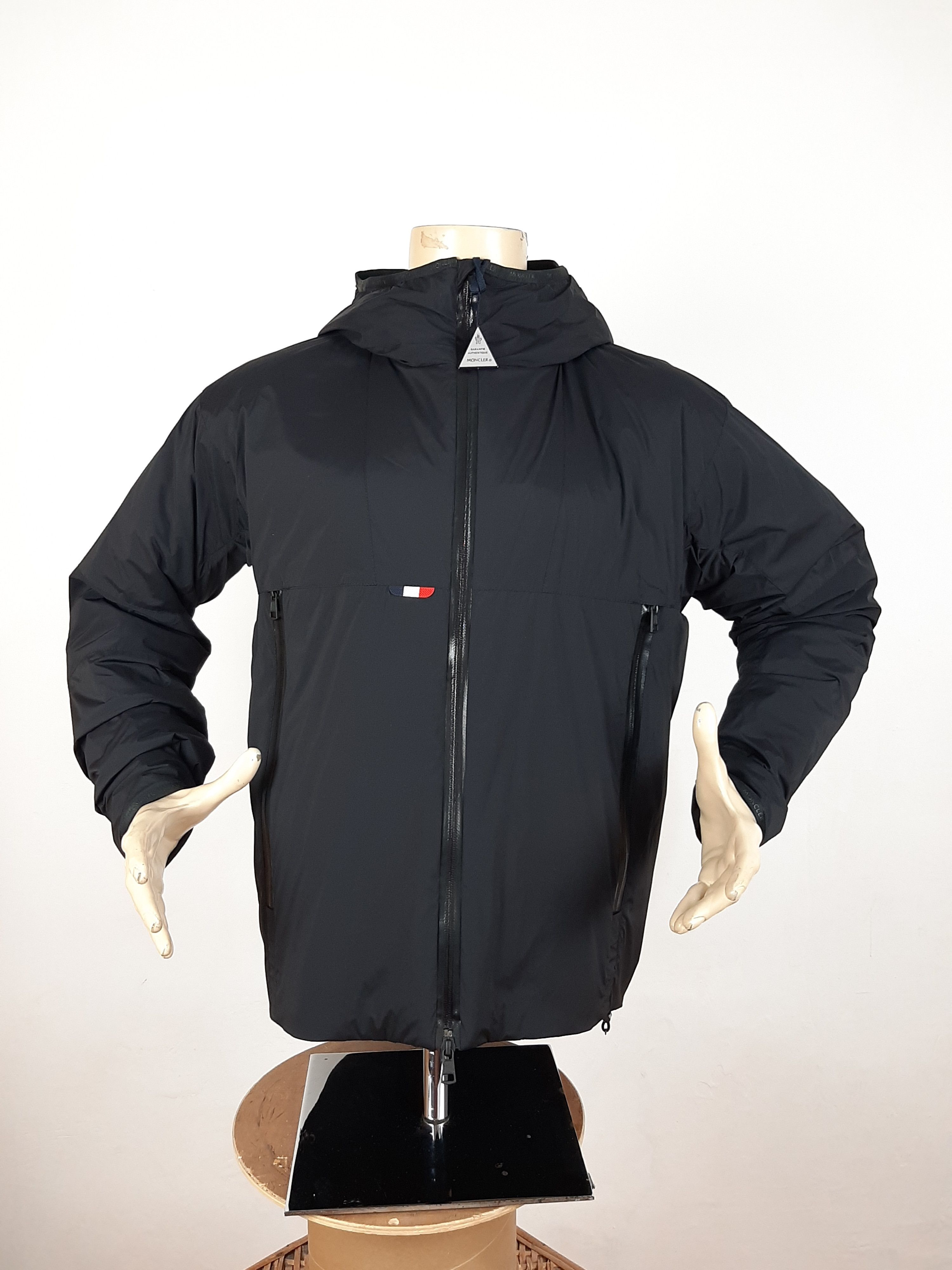 image of Moncler Godley Windbreaker Jacket Black Men's Size 5