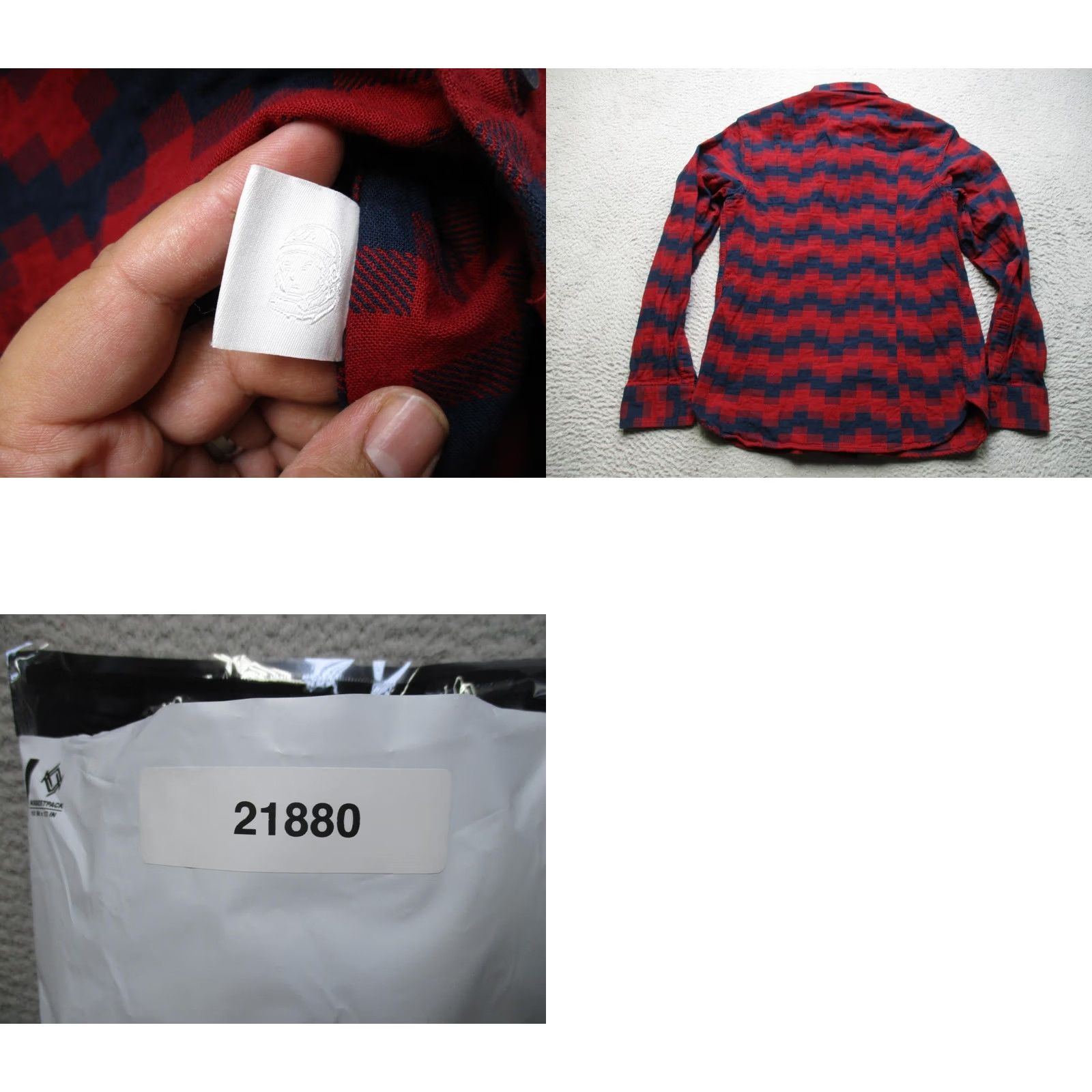 Billionaire Boys Club Billionaire Boys Club Shirt Mens Medium Red Plaid Flannel Long Sleeve Button Up Size US M / EU 48-50 / 2 - 8 Thumbnail