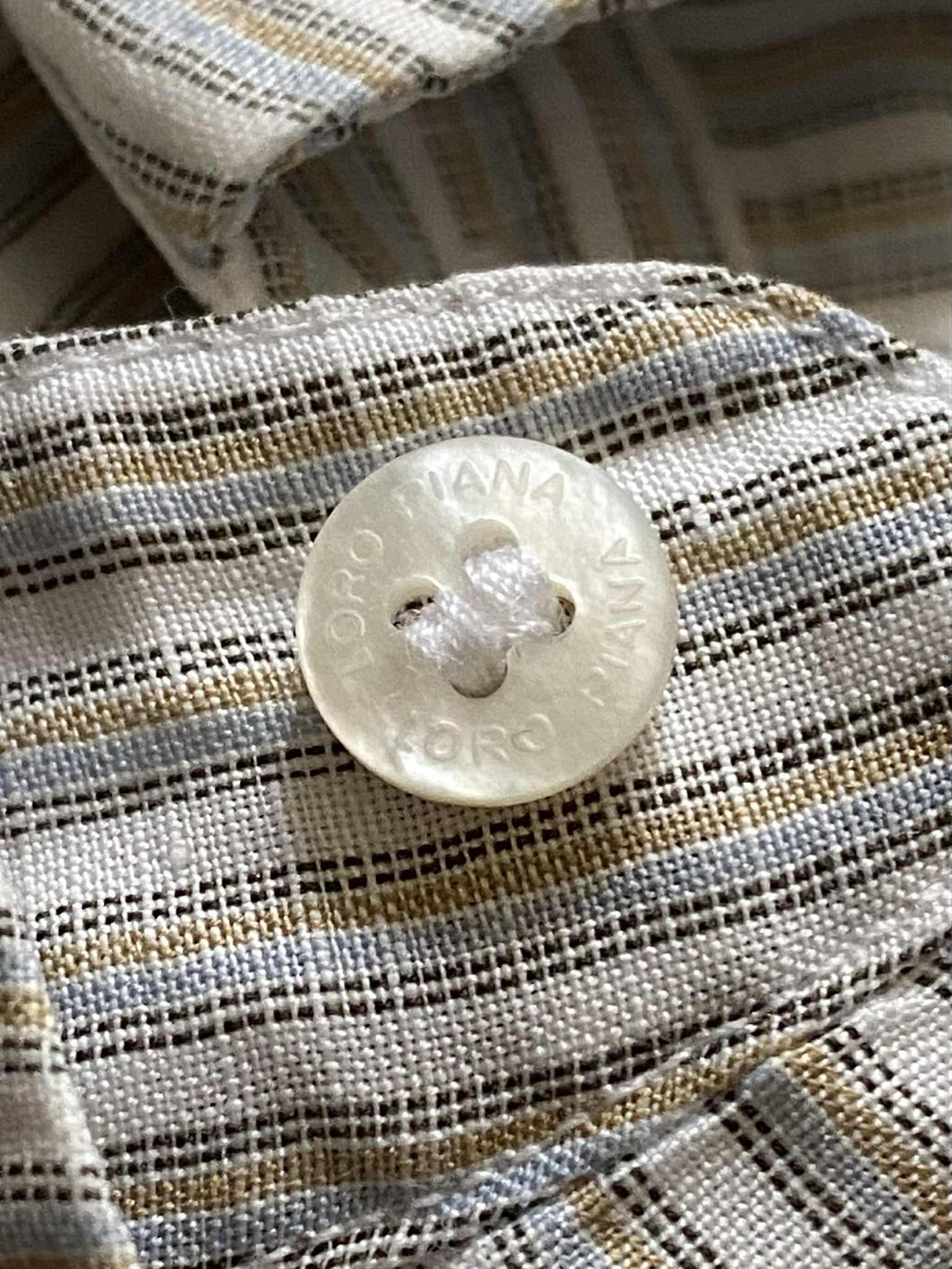 Loro Piana Loro Piana Button Up Striped Clean Official Cotton Shirt Size US M / EU 48-50 / 2 - 4 Thumbnail