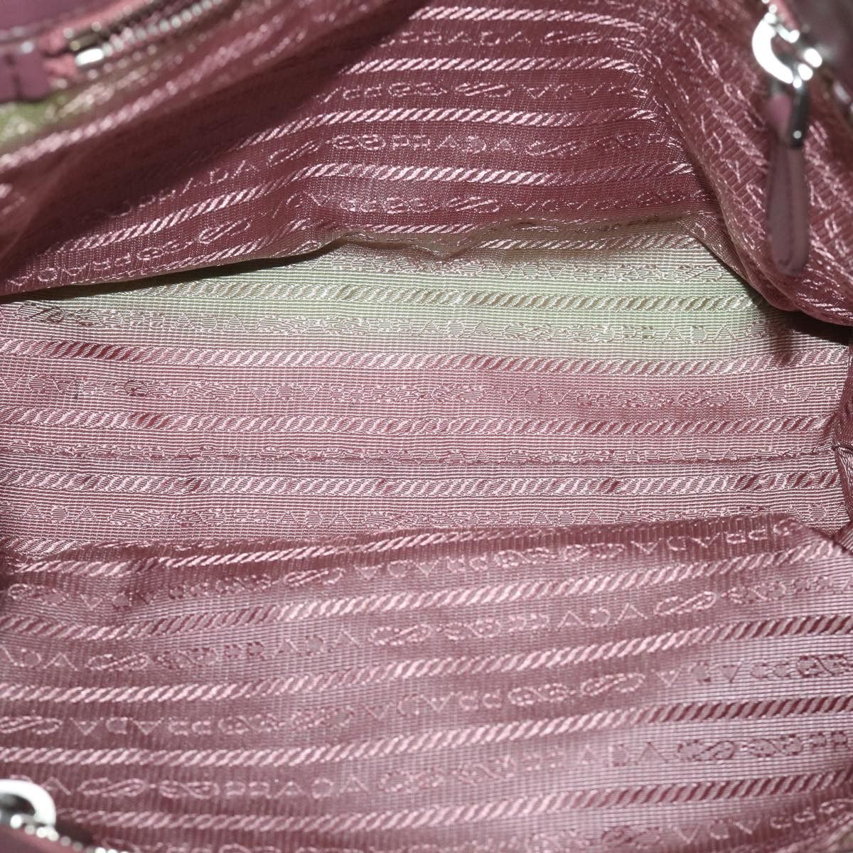 Prada PRADA Hand Bag Nylon Pink Size ONE SIZE - 16 Thumbnail