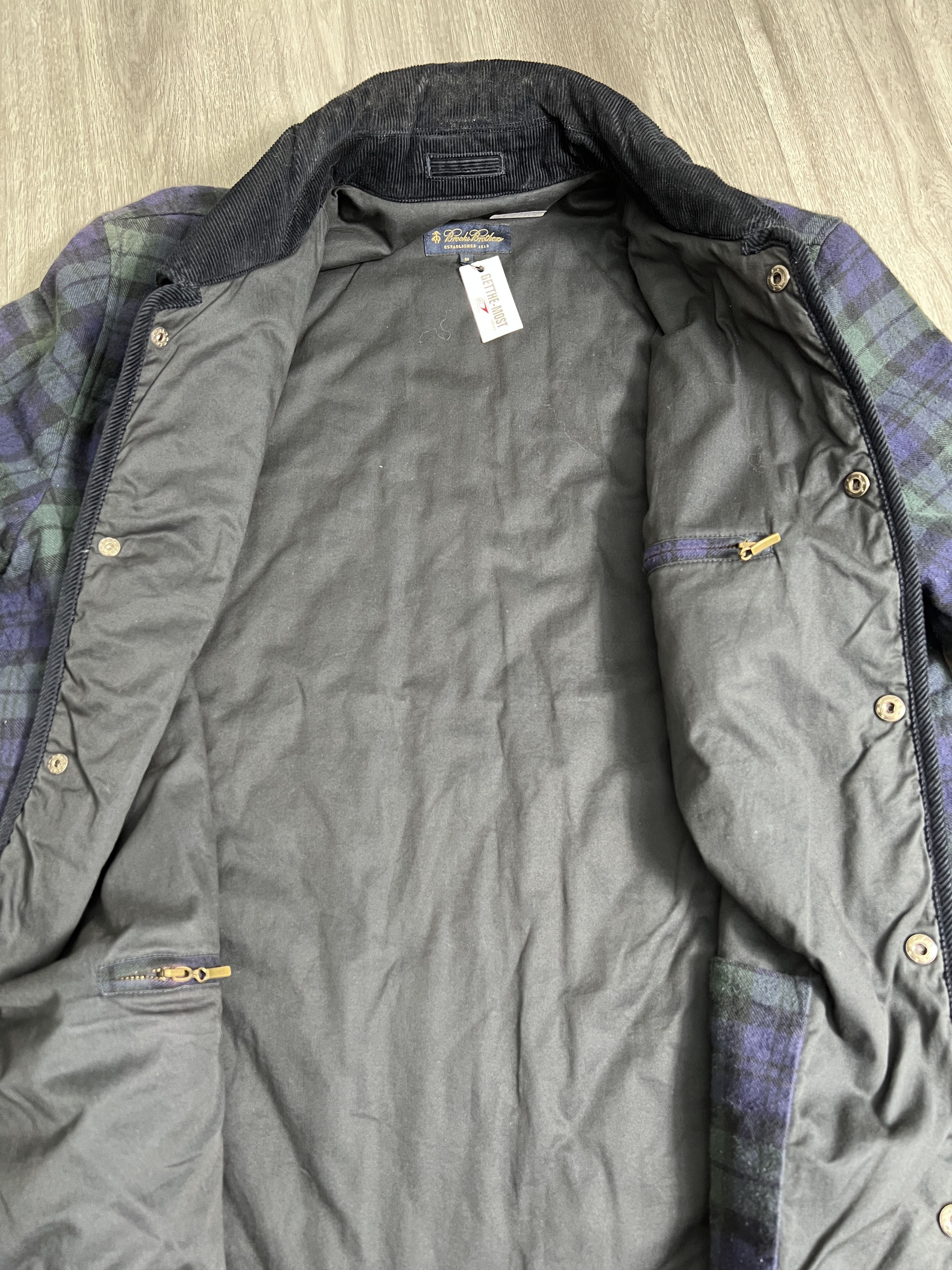 Brooks Brothers Brook Brothers Plaid Quilted Chore Jacket (M) JKA400 Size US M / EU 48-50 / 2 - 5 Thumbnail