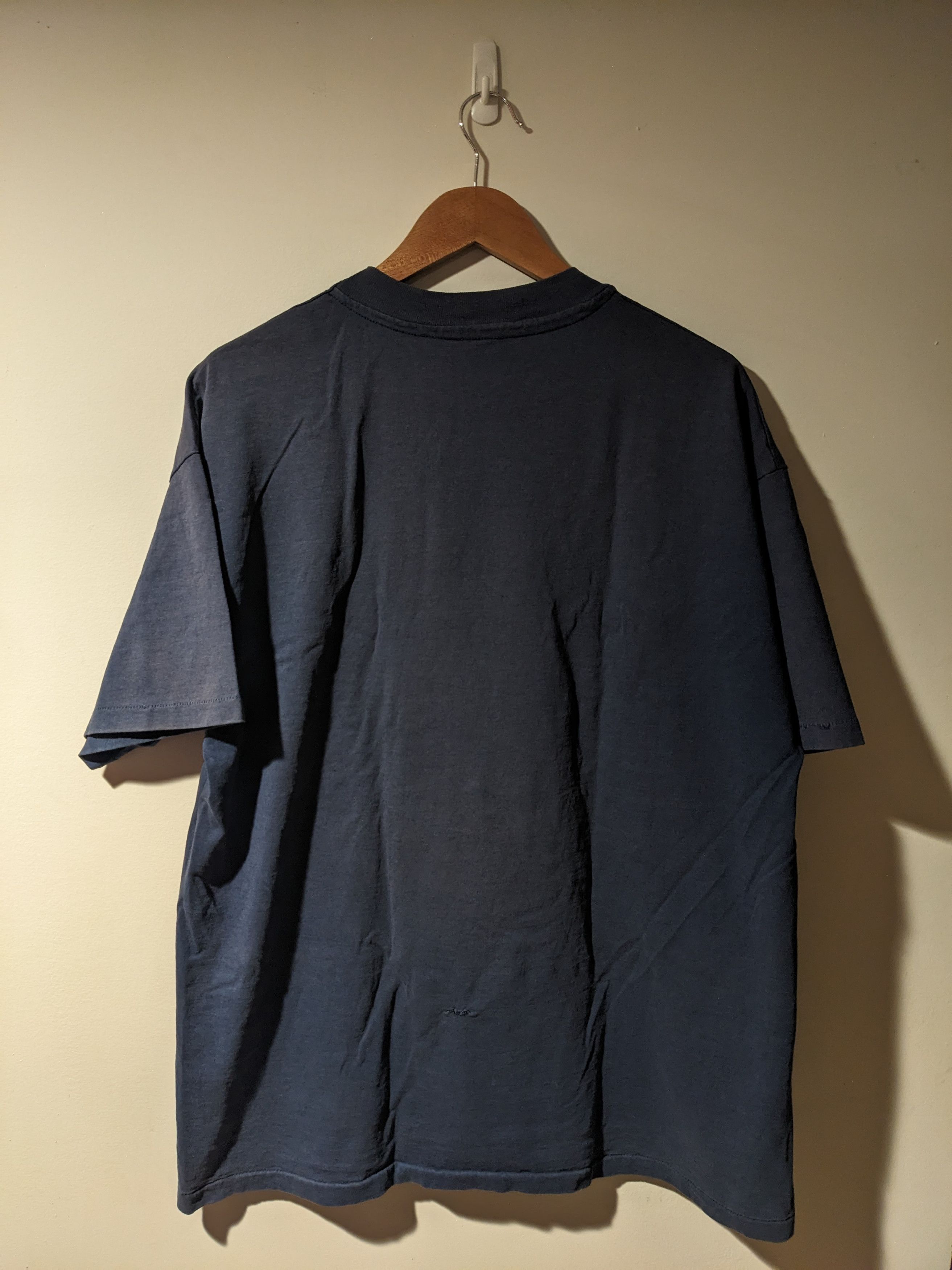 Salem Sportswear × Vintage Vintage 90s Notre Dame Fighting Irish Big Print T-Shirt Size US XL / EU 56 / 4 - 14 Thumbnail
