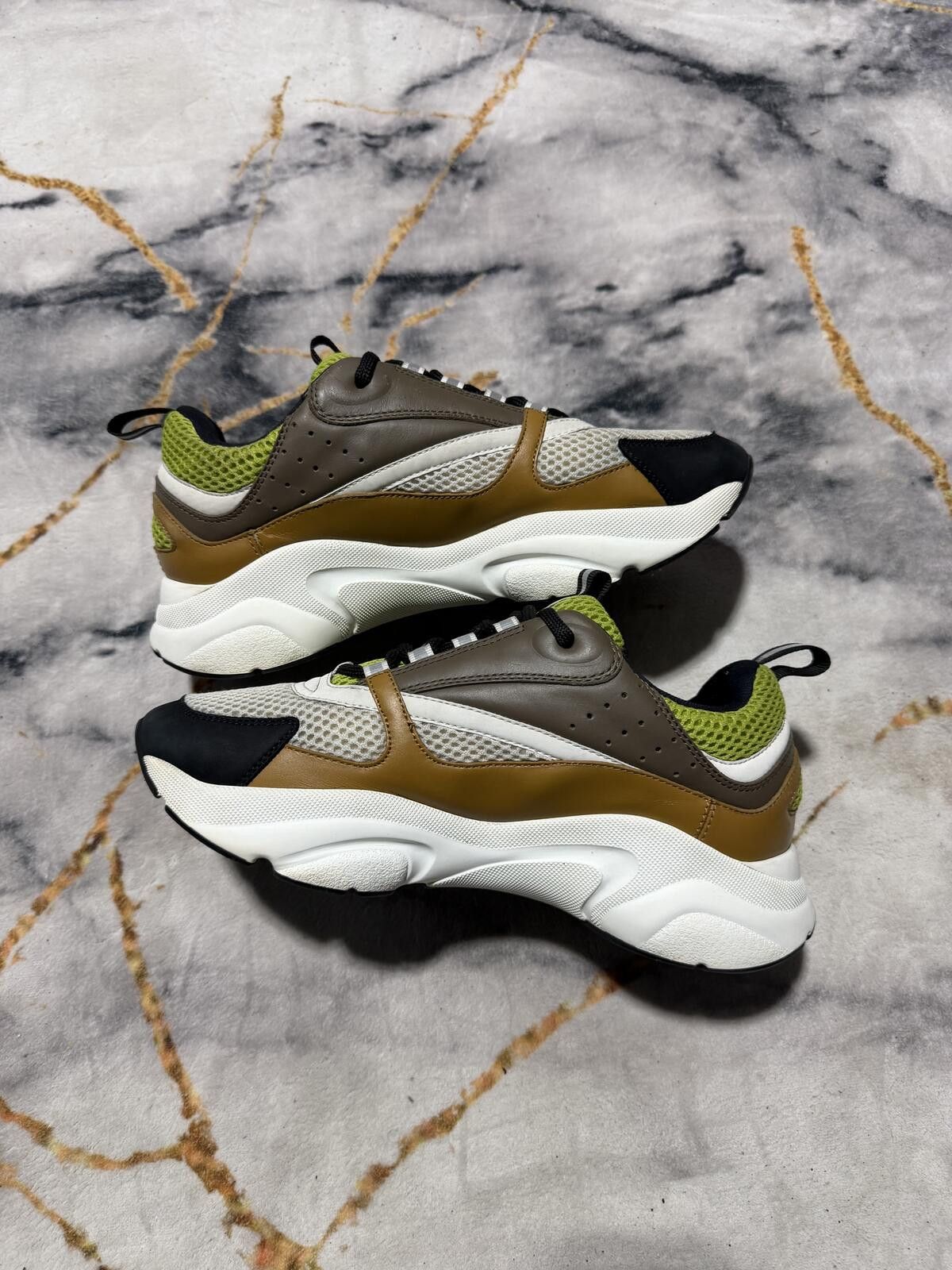 Dior Dior B22 Brown Green White - Sz 8US Size US 8 / EU 41 - 4 Thumbnail