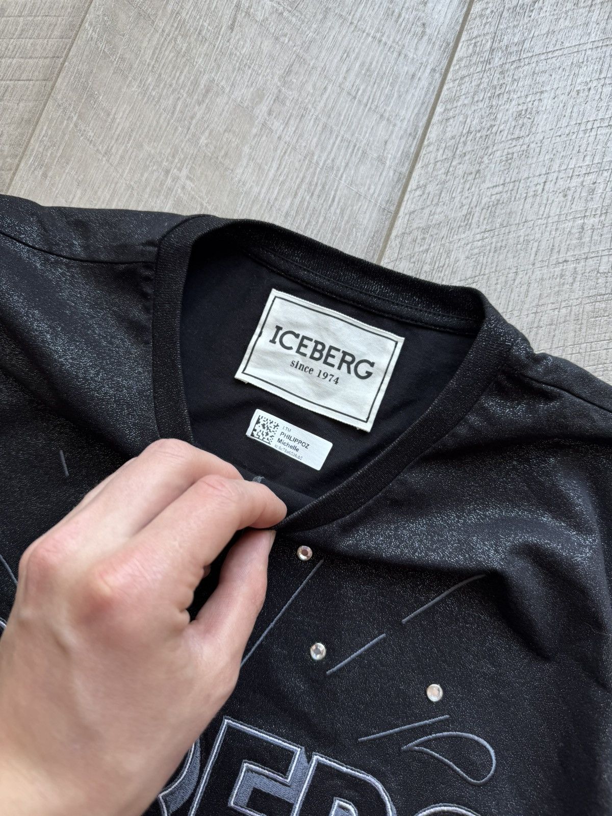 Iceberg Iceberg shiny t-shirt with embroidered logo Size M / US 6-8 / IT 42-44 - 5 Thumbnail