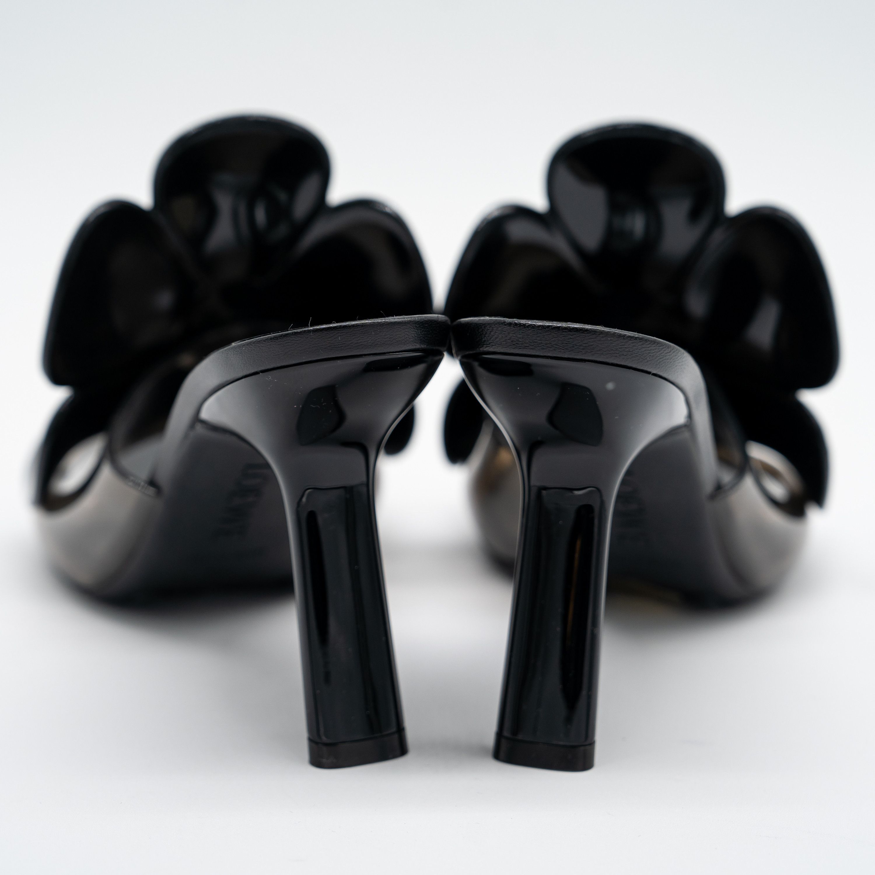 Loewe Loewe Petal Flower Sandals 90mm Black Size US 8 / IT 38 - 5 Thumbnail