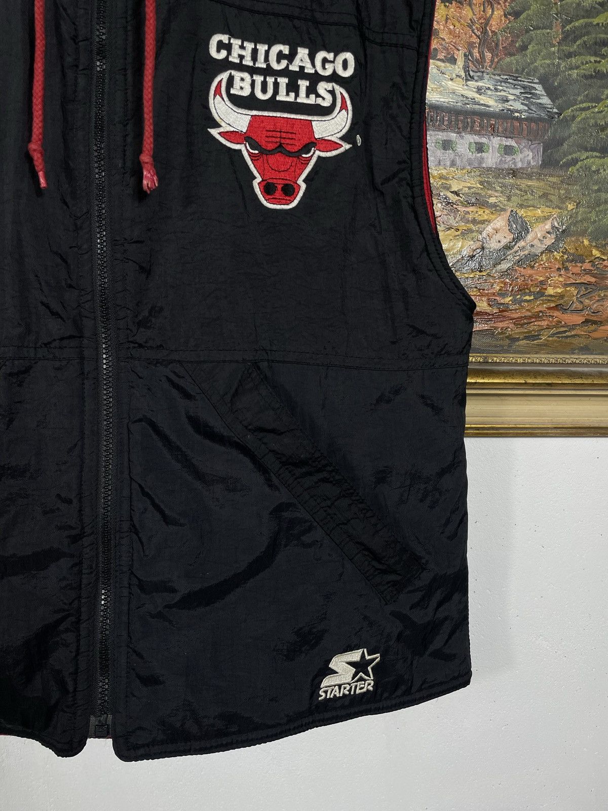 NBA × Starter Chicago Bulls Starter NBA Vest Jacket Basketball Streetwear Size US M / EU 48-50 / 2 - 6 Thumbnail